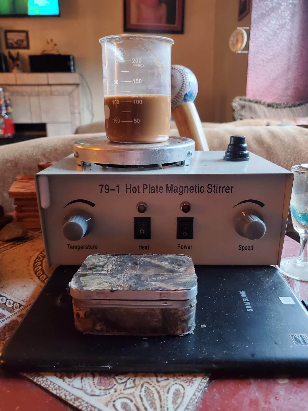 Slendor Magnetic Stirrer Hot Plate Mixer 79-1 Lab Stirrers Hotplate Max 2400 RPM Stir Plate with Stir Bar and Support Stand customer photo 2