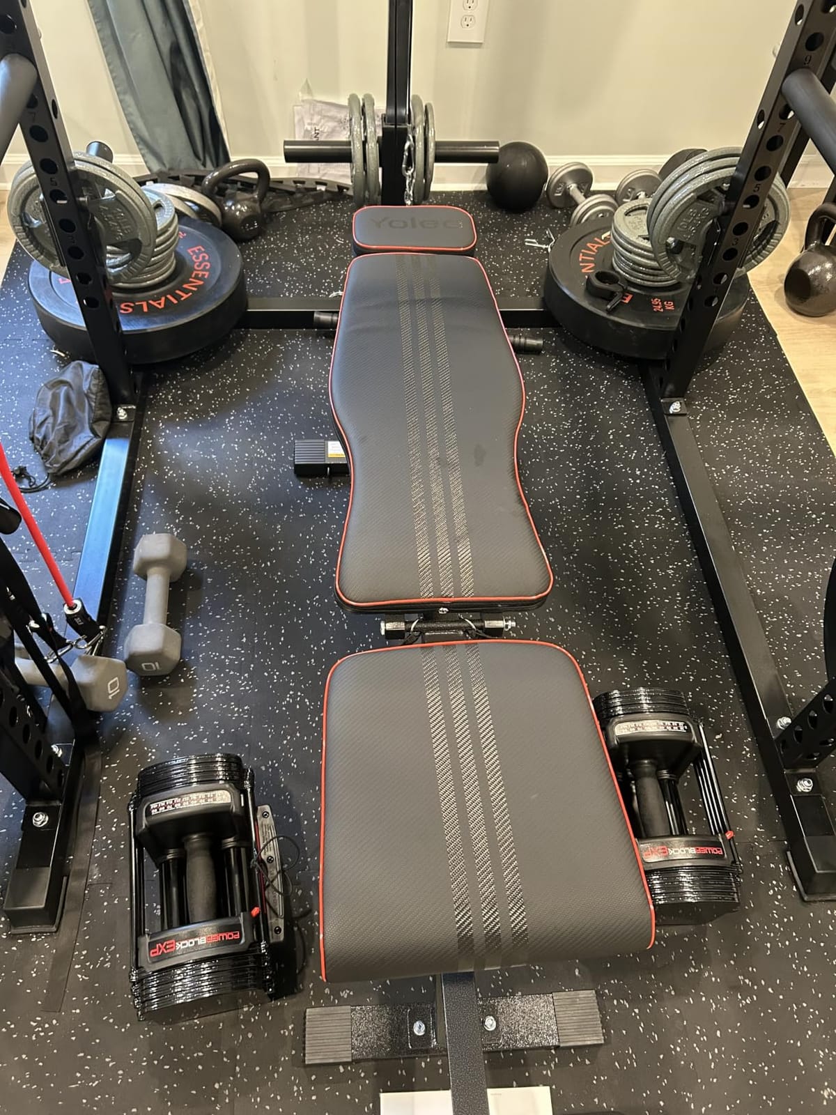 YOLEO Adjustable Weight Bench, ASTM-Certified 827LBS, 98% Pre-Assembled, Foldable Gym Bench with 84 Positions Incline Decline Flat, Wider Seat customer photo 1