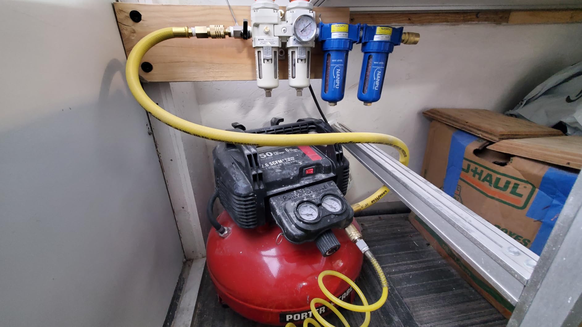 PORTER-CABLE Portable Pancake Air Compressor PXCM2002.COM | 6 Gallon, 150 Max PSI customer photo 2
