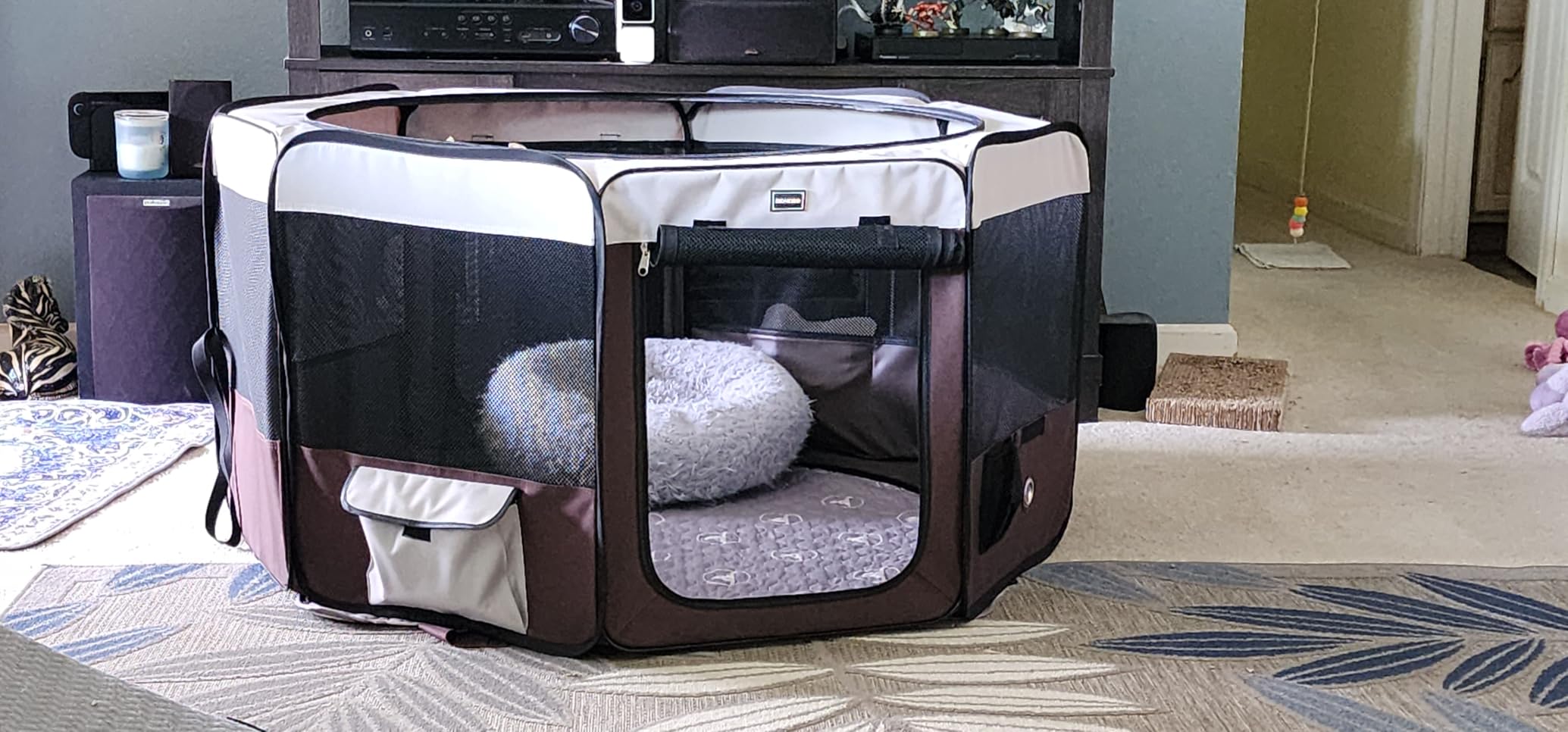 DONORO Dog Playpen 46