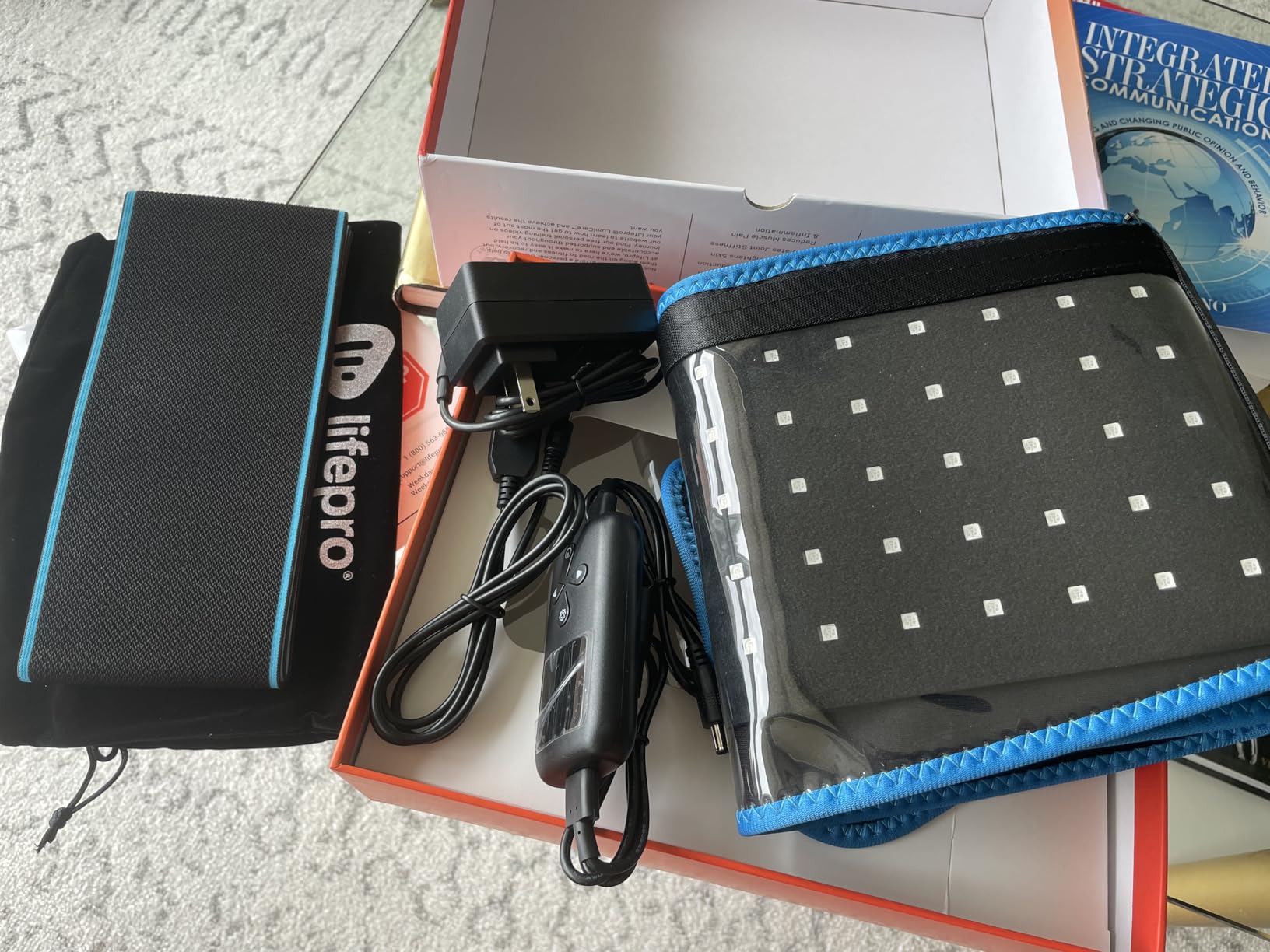 Lifepro Allevared Red Light Therapy Belt - 105 Triple Chip LED Belt, Near Infrared Red Light Therapy for Body, 660nm & 850nm, Pulsed Light Modes for Back Pain and Shoulder Support customer photo 1