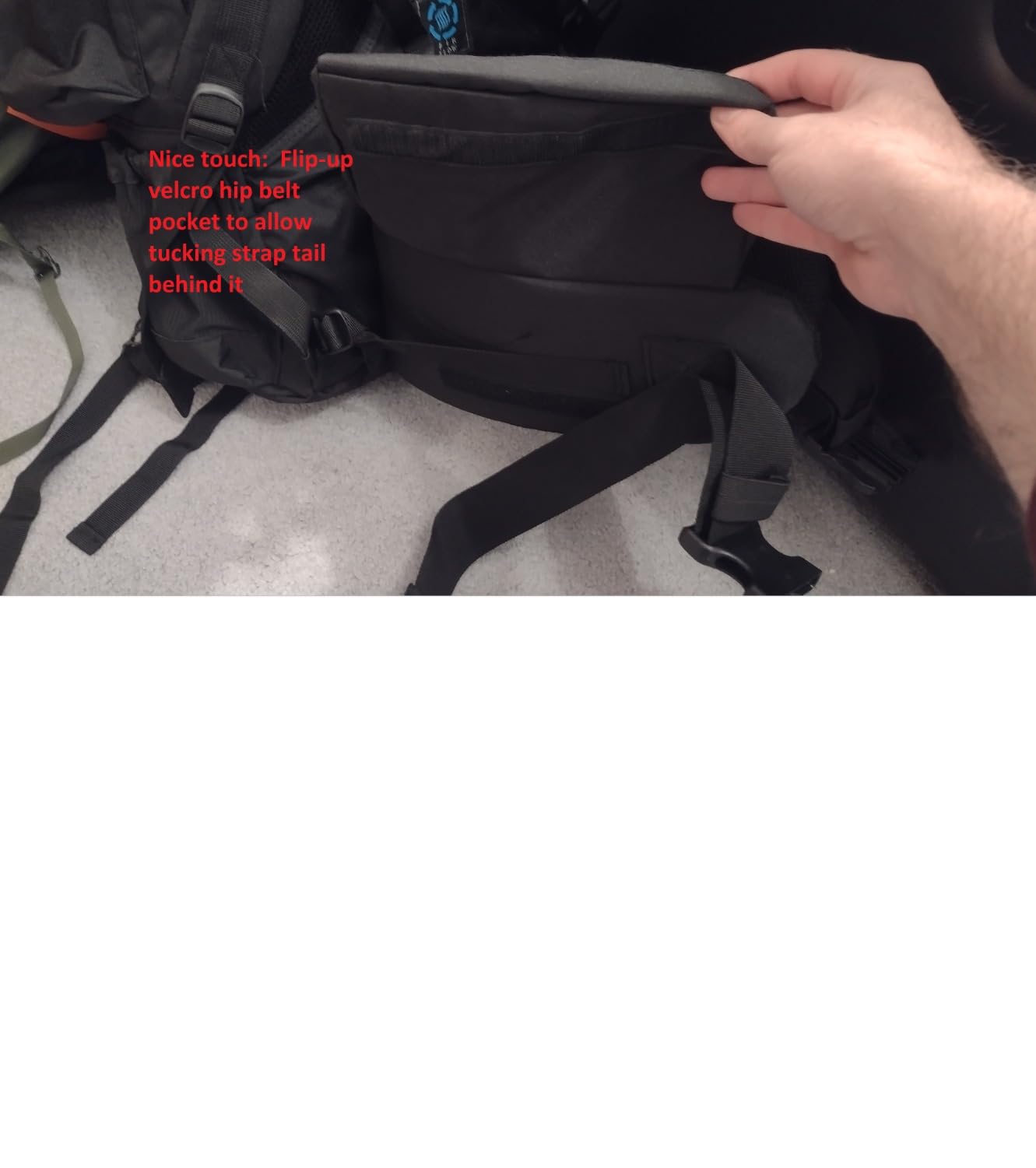 Teton 65L Explorer Internal Frame Backpack for Hiking, Camping, Backpacking, Rain Cover Included, Olive customer photo 2