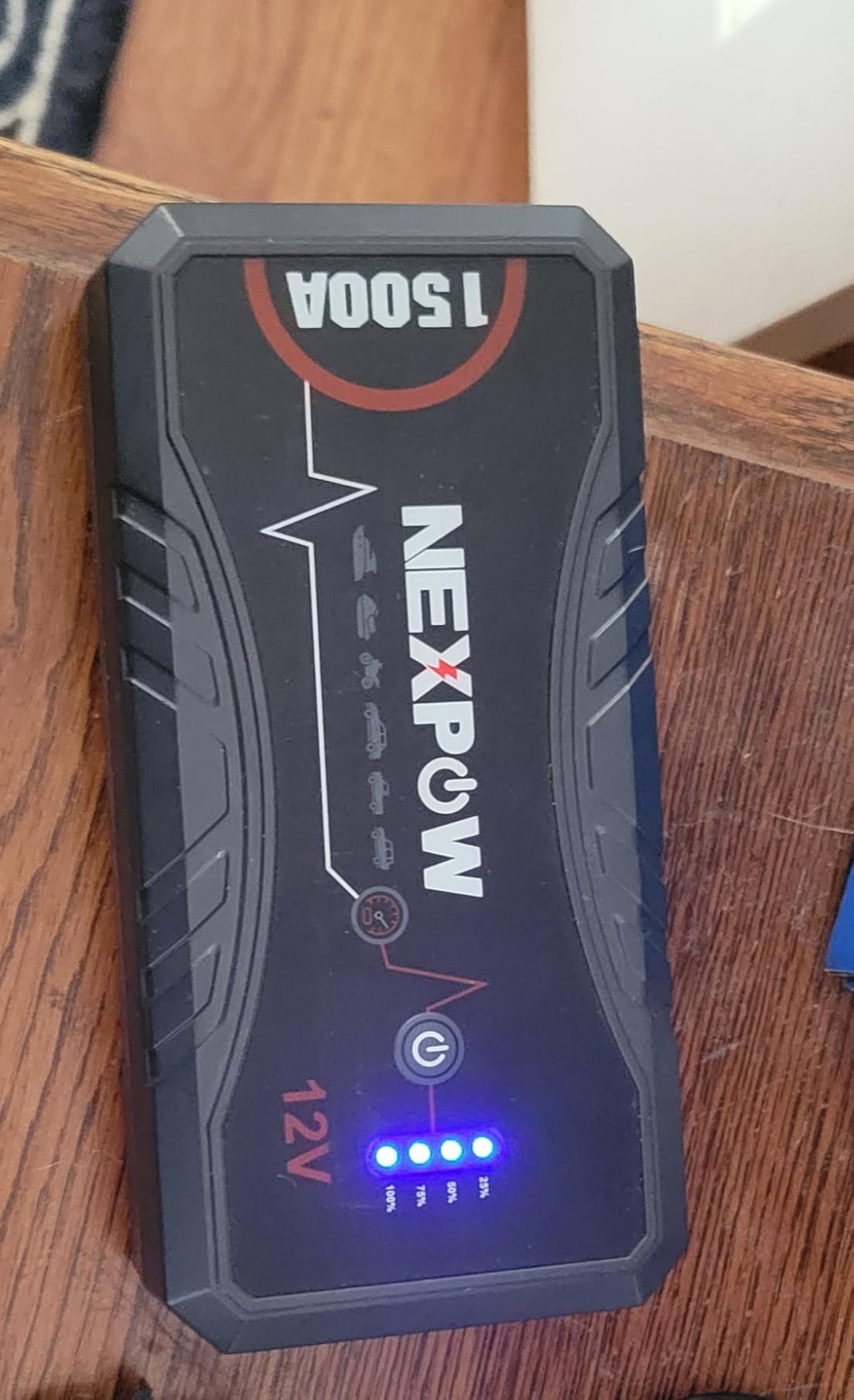 NEXPOW Car Jump Starter 2026 Upgraded Car Battery Jump Starter Pack | 3000A Peak for Up to 9.0L Gas and 7.0L Diesel Engine 12V Auto Battery starter Jumper Cables Portable Lithium Jump Box with USB 3.0 customer photo 1