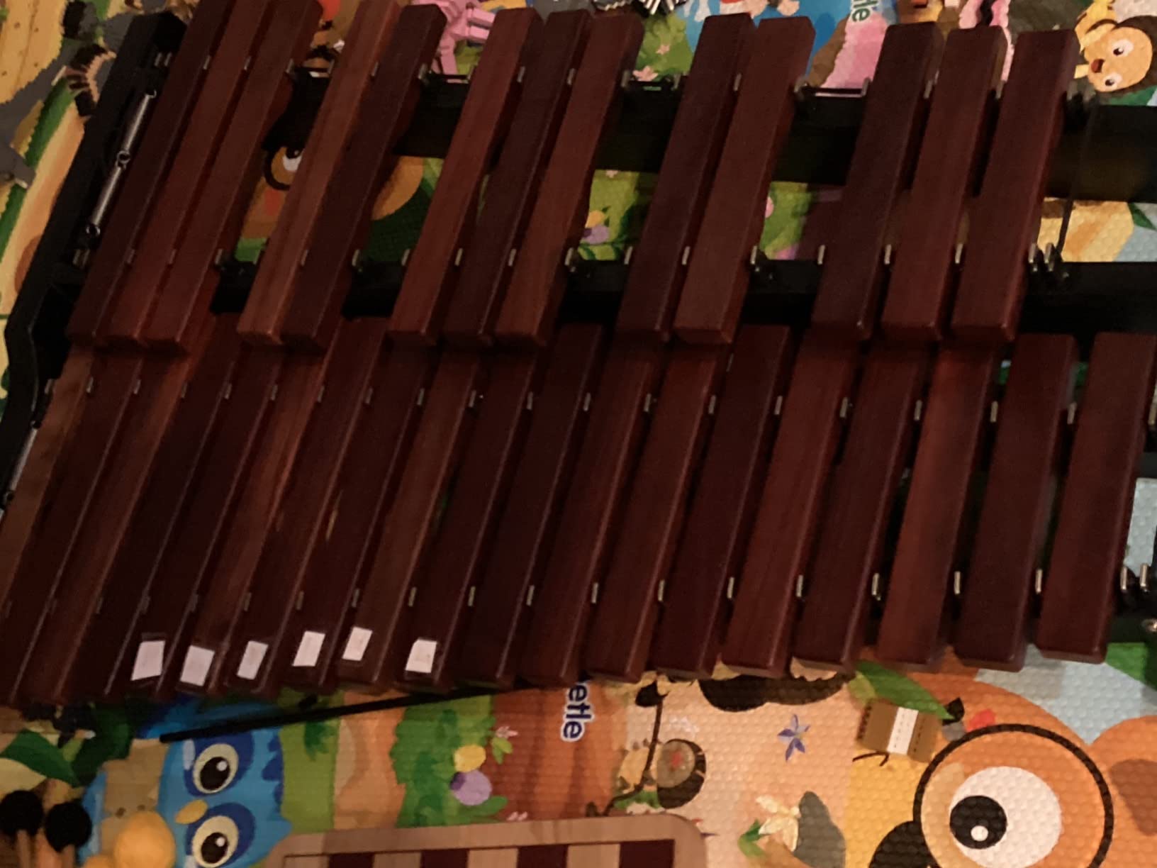 32 Note Xylophone Professional Wooden Glockenspiel Xylophone with Mallet and Adjustable Stand customer photo 1