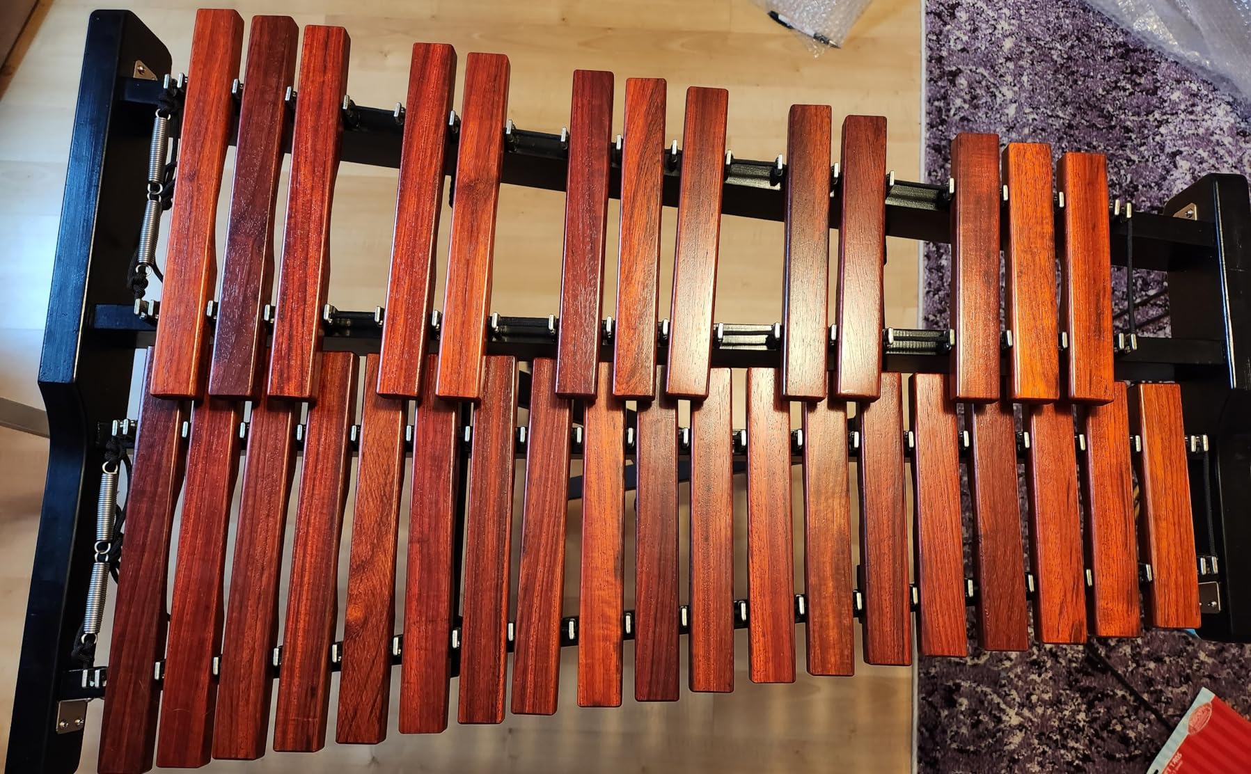 32 Note Xylophone Professional Wooden Glockenspiel Xylophone with Mallet and Adjustable Stand customer photo 2