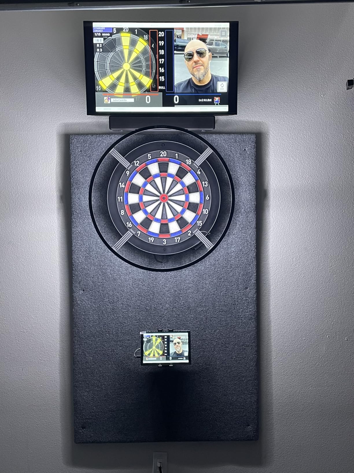 DARTSLIVE Home Electronic Dartboard, Bluetooth Compatible with Online Play, 15.5 Inch Regulation customer photo 1