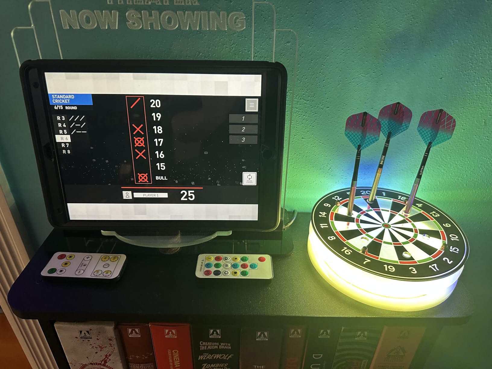 DARTSLIVE Home Electronic Dartboard, Bluetooth Compatible with Online Play, 15.5 Inch Regulation customer photo 2