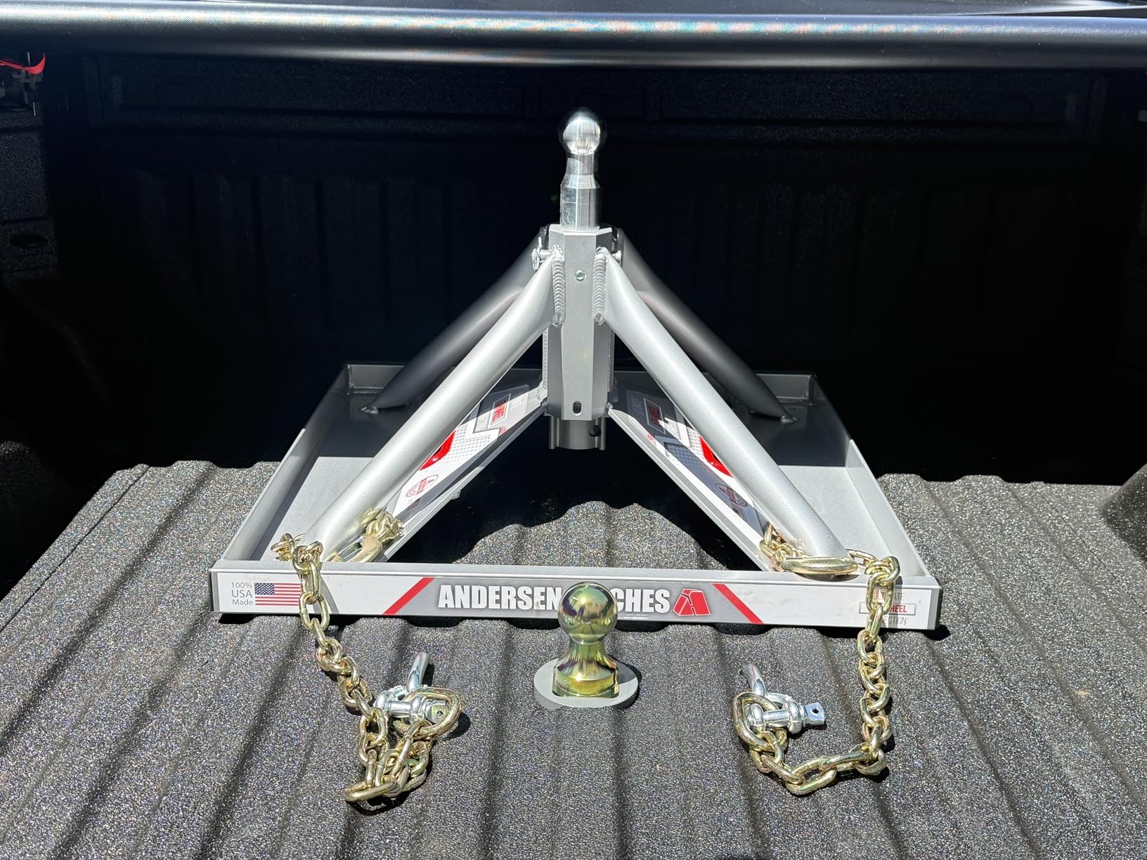 Andersen Hitches Gen 3 Ultimate 5th Wheel Connection Gooseneck Adapter 24000 lb GTWR 4500 lb Tongue SAE Certified - 3220 customer photo 1