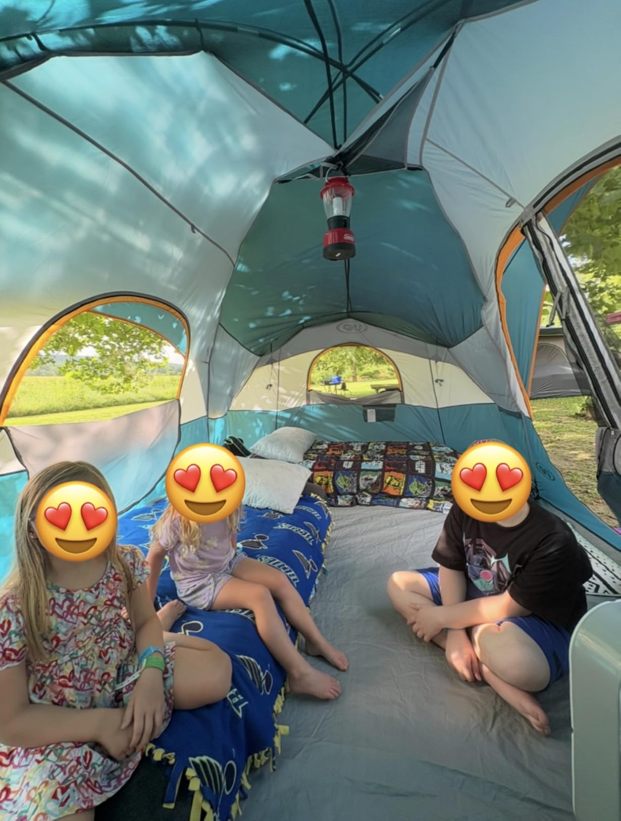 UNP 10 Person Tents for Camping Family Outdoor Camping Tent | 2 Rooms with Rainfly, Waterproof 5 Large Mesh Windows Size 18ft x 9ft x78in customer photo 2
