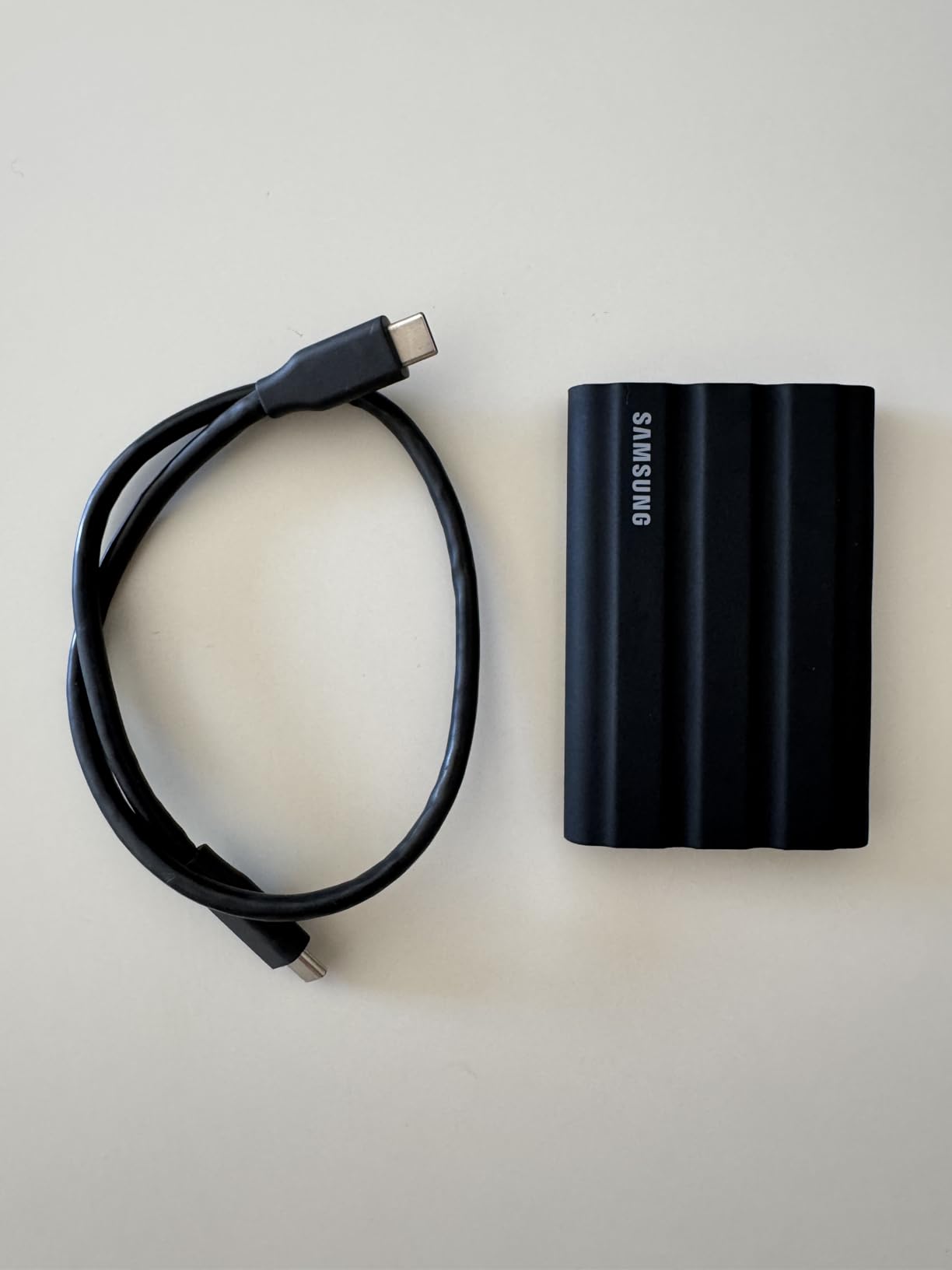 Samsung T7 Shield Portable SSD 2TB, USB 3.2 Gen 2, Up to 1,050 MB/s | Rugged, IP65 Water Resistant, for Photographers, Content Creators and Gaming, External Solid State Drive (MU-PE2T0R/AM), Blue customer photo 1