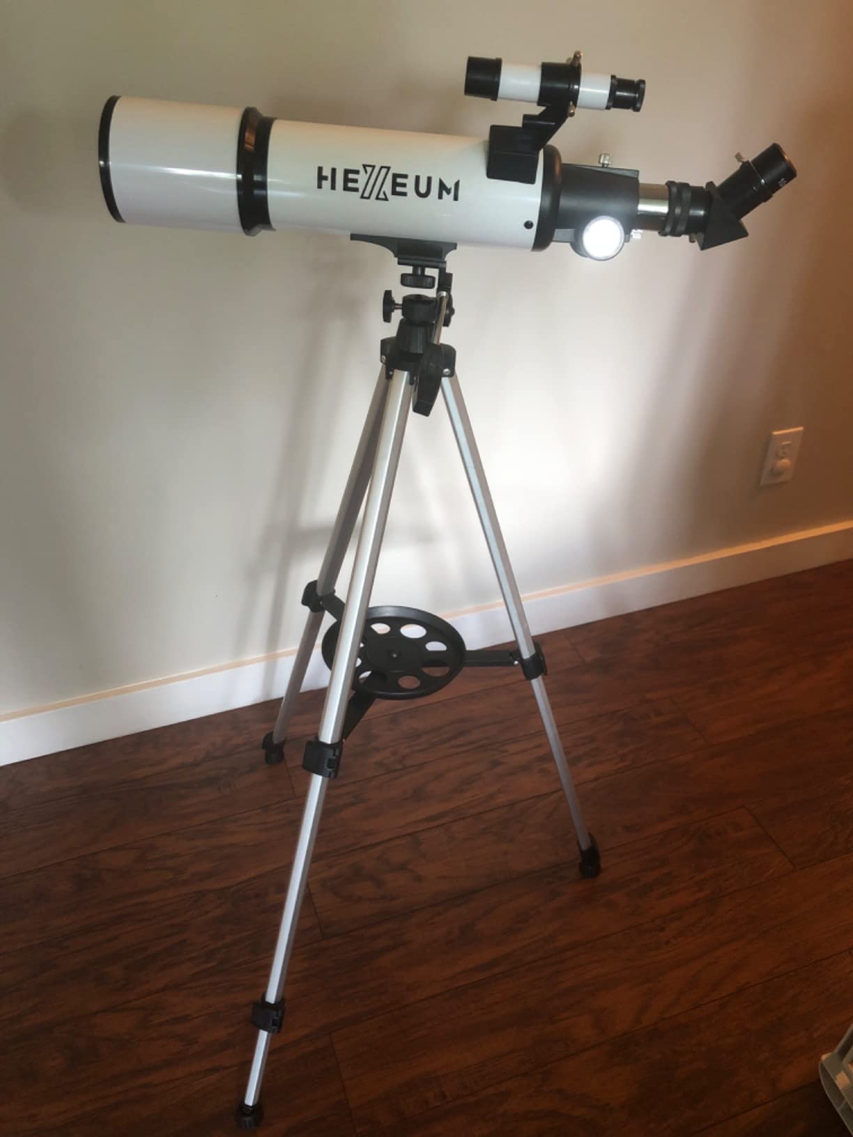 Koolpte Telescope for Adults & Beginner Astronomers - 80mm Aperture 600mm Fully Multi-Coated High Transmission Coatings with AZ Mount Tripod Phone Adapter, Carrying Bag, Wireless Control customer photo 1