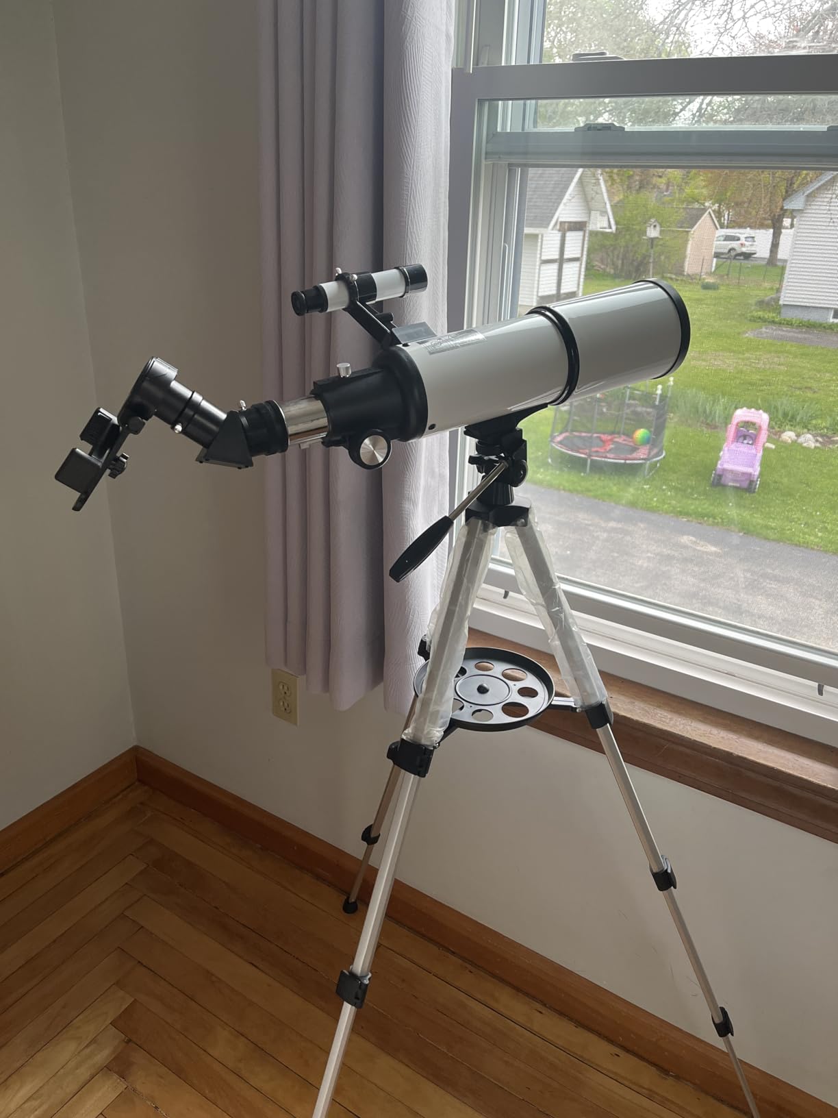 Koolpte Telescope for Adults & Beginner Astronomers - 80mm Aperture 600mm Fully Multi-Coated High Transmission Coatings with AZ Mount Tripod Phone Adapter, Carrying Bag, Wireless Control customer photo 2