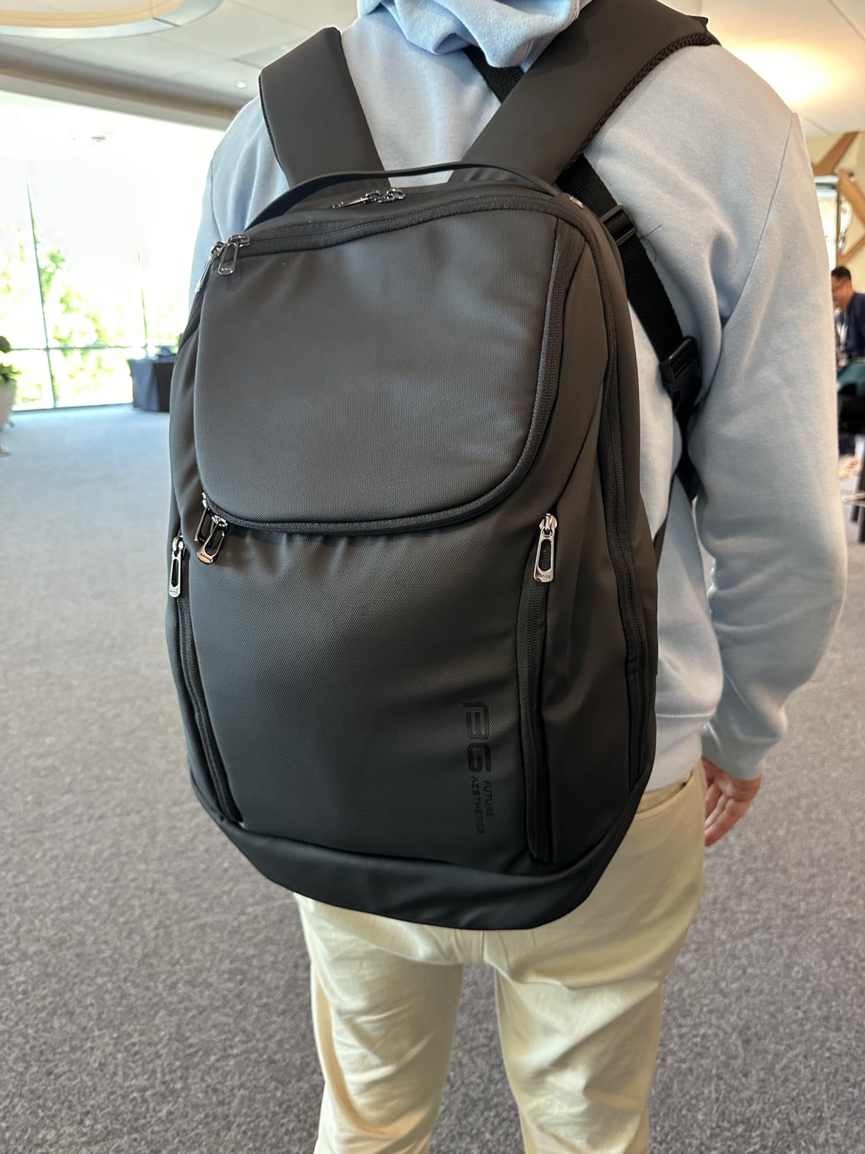 BANGE Business Smart Backpack Waterproof fit 15.6 Inch Laptop Backpack with USB Charging Port, Travel Durable Backpack customer photo 1