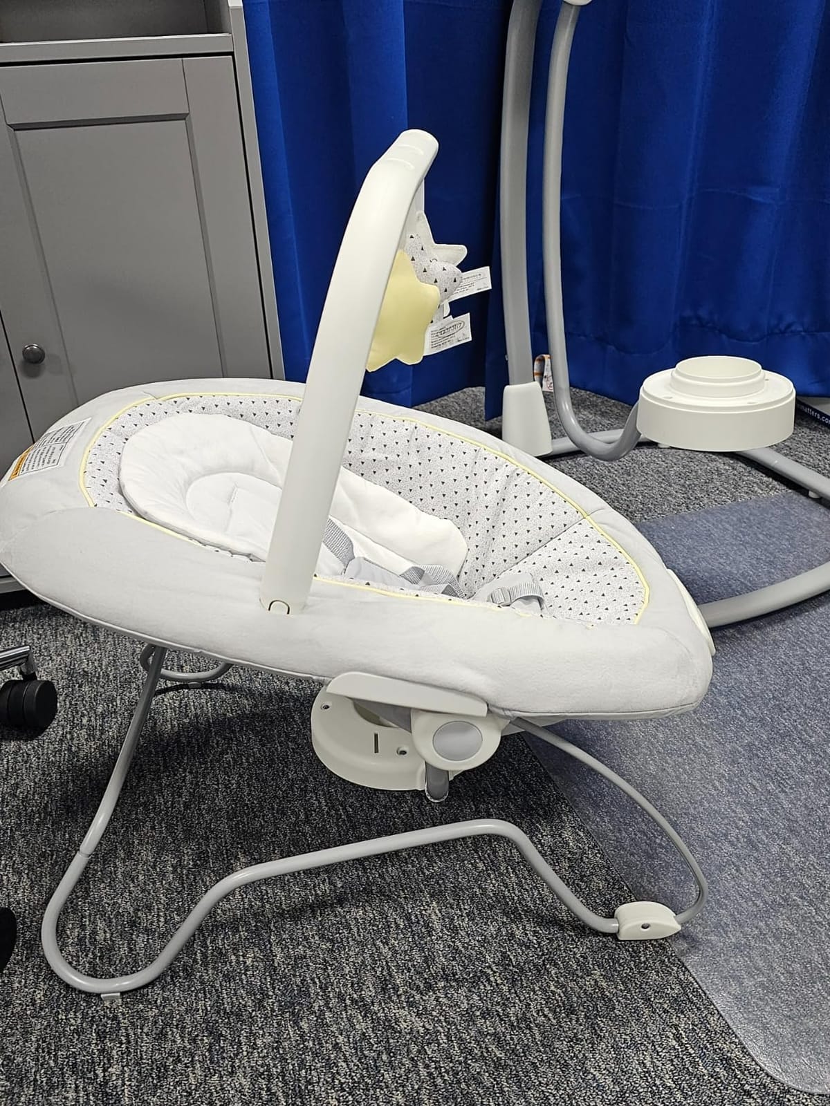Graco Sway2Me Portable Baby Swing and Bouncer Seat with Music, Sounds, and Adjustable Settings, Watson Collection customer photo 1