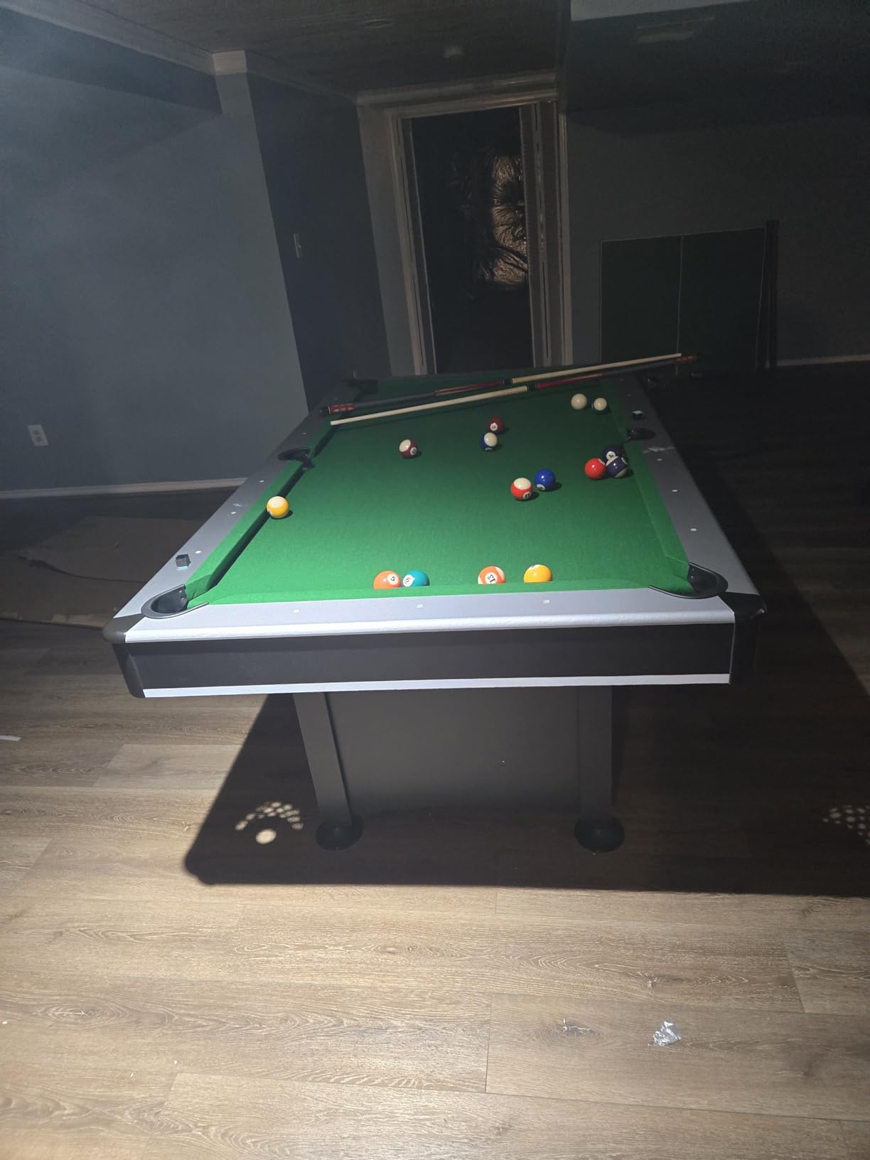 RACK Scorpius 7-Foot Multi-Game Pool Table - Full-Size Billiards with Table Tennis Top customer photo 2
