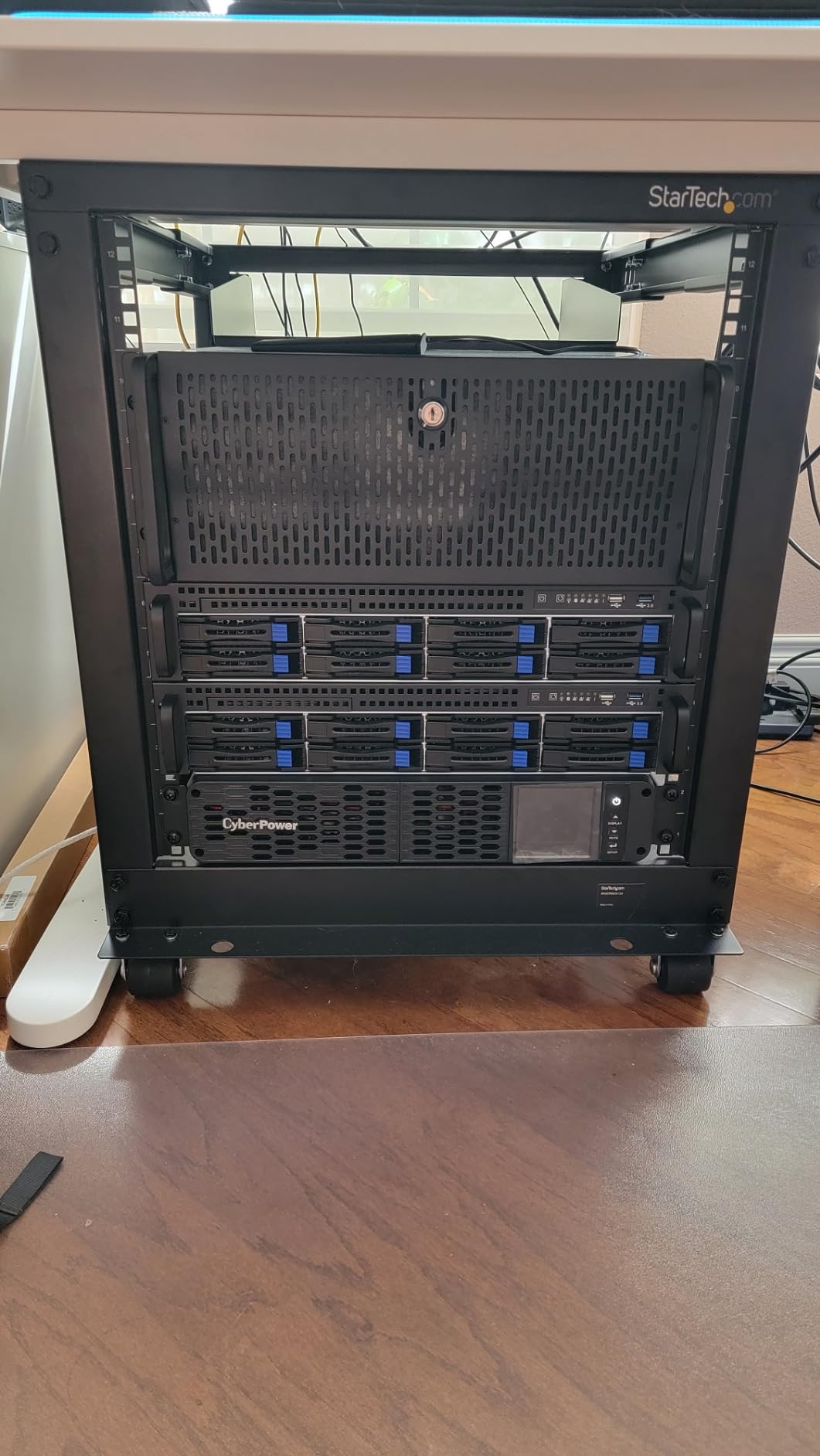 CyberPower CP1500PFCRM2U PFC Sinewave UPS Battery Backup | 1500VA/1000W, 8 Outlets, AVR, Short Depth 2U Rackmount, UL Certified customer photo 1