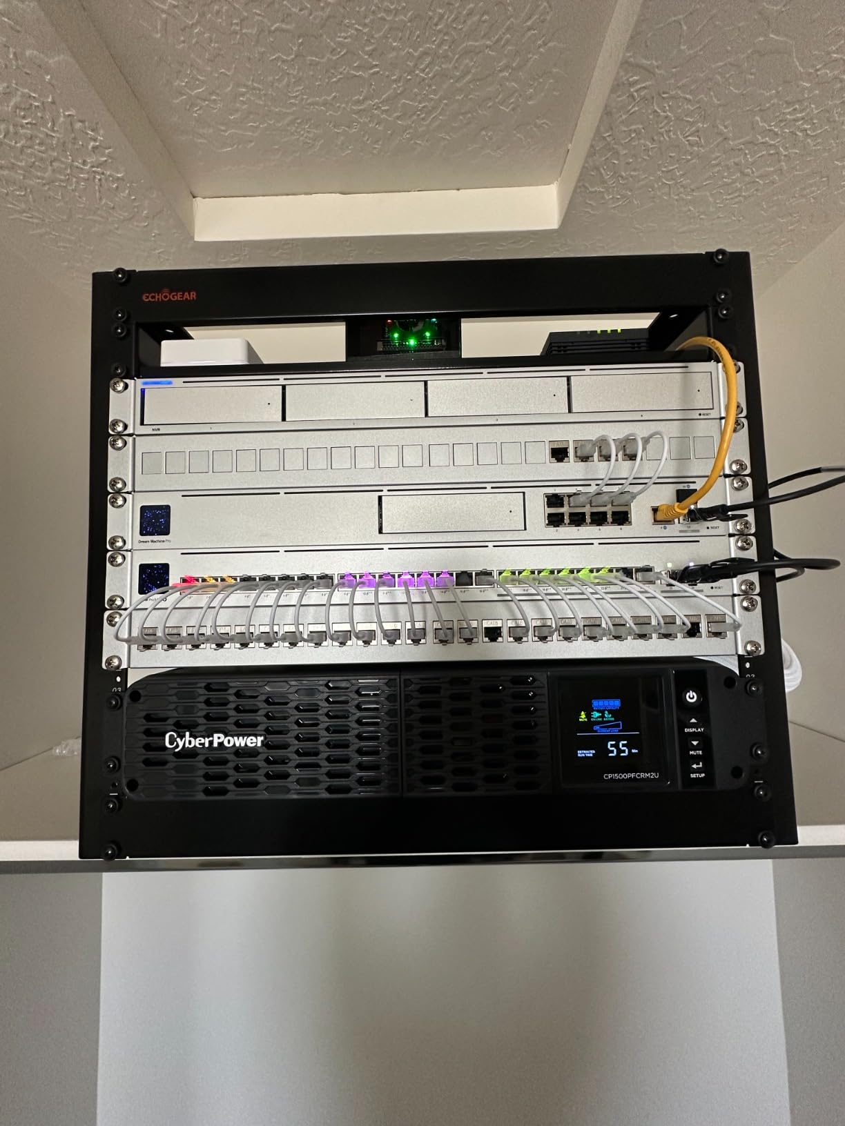 CyberPower CP1500PFCRM2U PFC Sinewave UPS Battery Backup | 1500VA/1000W, 8 Outlets, AVR, Short Depth 2U Rackmount, UL Certified customer photo 2