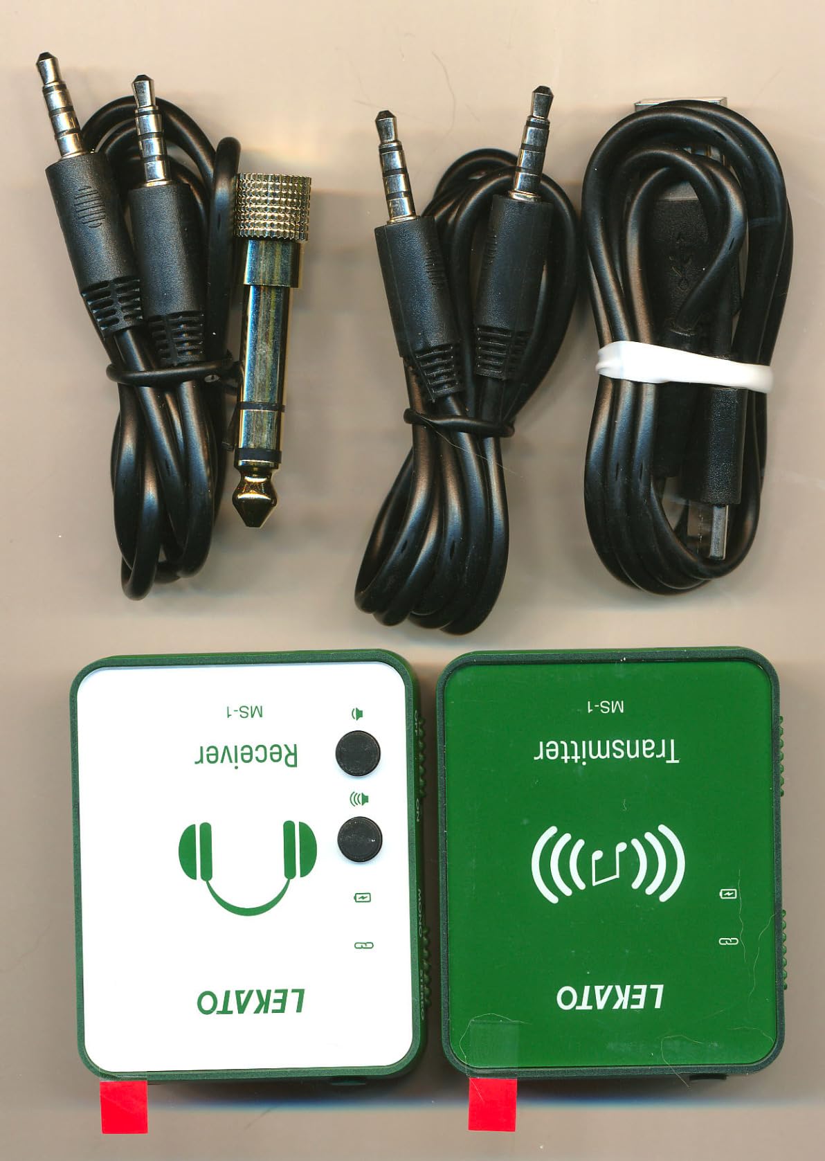 LEKATO MS-1 Wireless in Ear Monitor System, 2.4GHz Stereo in-Ear Monitoring with Transmitter Receiver Clip On, One to Many, Auto-Pairing, Wireless IEM for Band Rehearsal, Studio, Church, Small Gigs customer photo 2