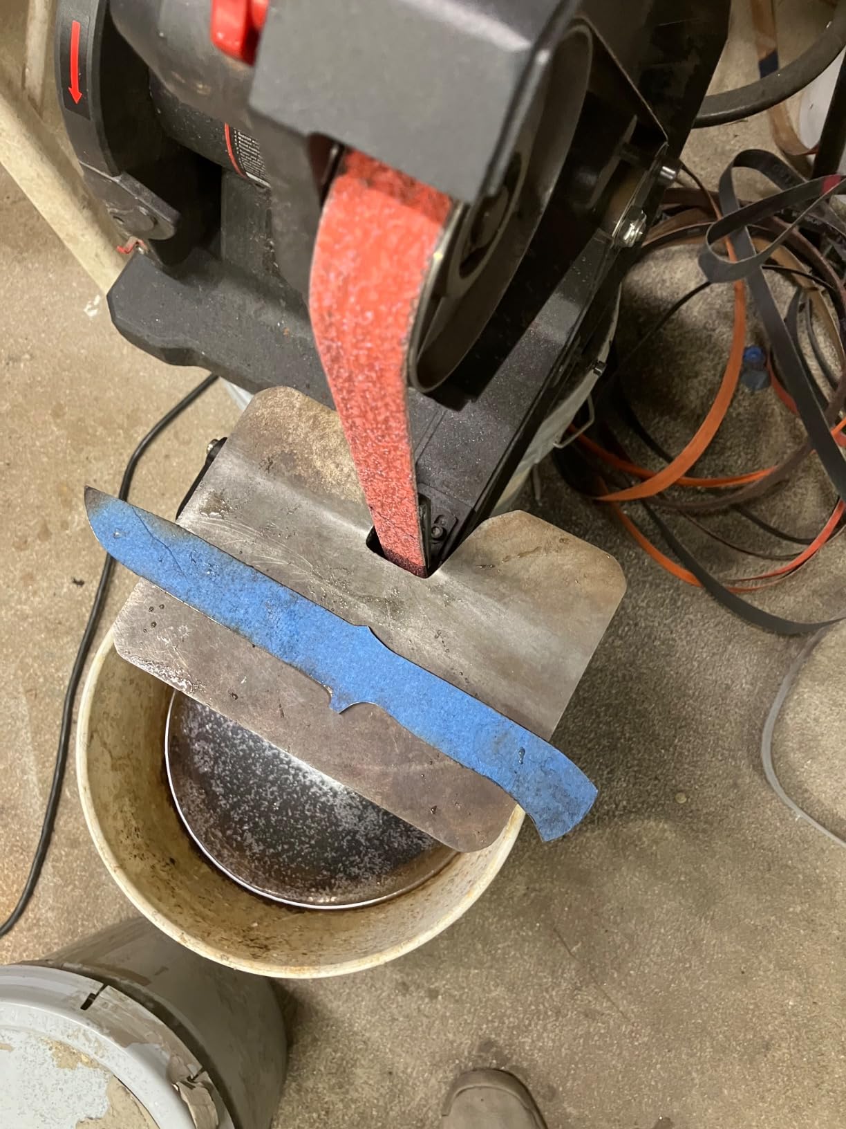 BUCKTOOL Dual Speed Belt Disc Sander for Metal, 1x42