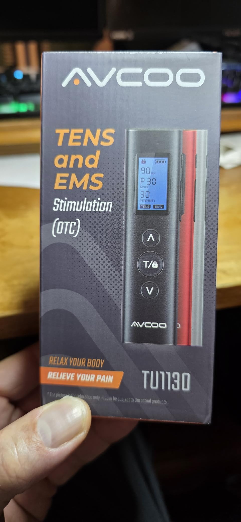 AVCOO 30 Modes TENS EMS Unit Muscle Stimulator for Pain Relief, 12 Pcs Pads | Compact Dual Channel EMS Muscle Stimulator for Back, Shoulder, Neck Pain Relief, Physical Therapy, 30 Intensity Levels customer photo 1
