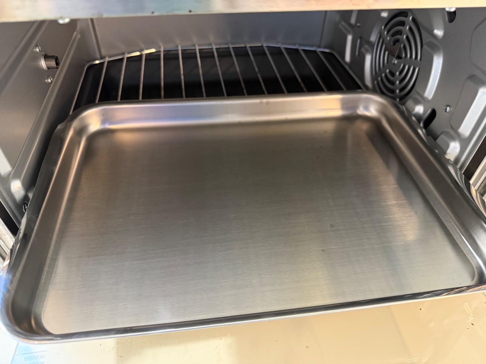 Hestan OvenBond 13 x 18-Inch Tri-Ply Stainless Steel Half Sheet Pan | 18 x 13-Inch Cooking Surface, 21 x 13.75 Inches with Handles, 3.6 lb, Designed for 30-Inch Ovens customer photo 1