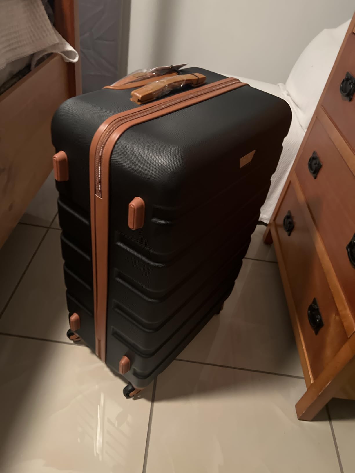 Coolife 3 Piece Luggage Set Suitcase Spinner Hardshell Lightweight TSA Lock customer photo 2