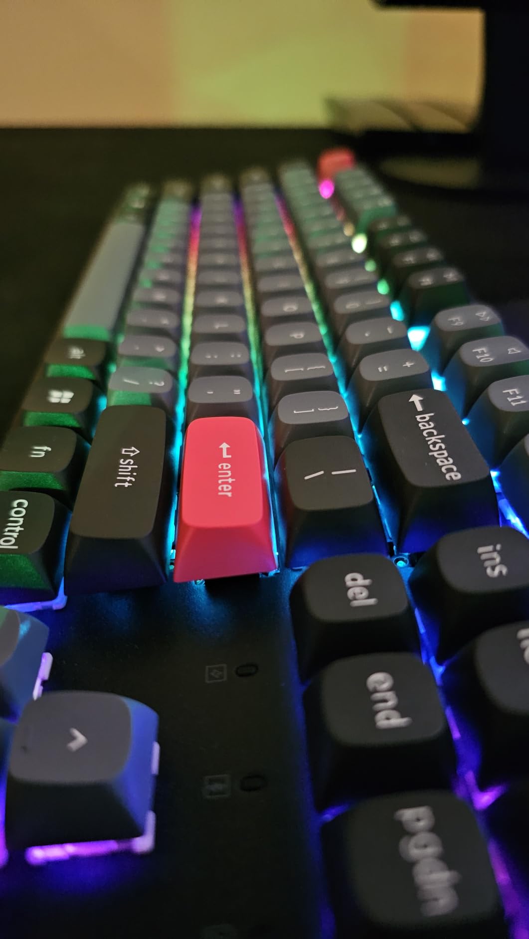 Keychron K8 Pro QMK/VIA Wireless Mechanical Keyboard, Hot-Swappable Aluminum Frame TKL Custom Programmable Keyboard with RGB Backlit, Gateron G Pro Red Switch customer photo 2