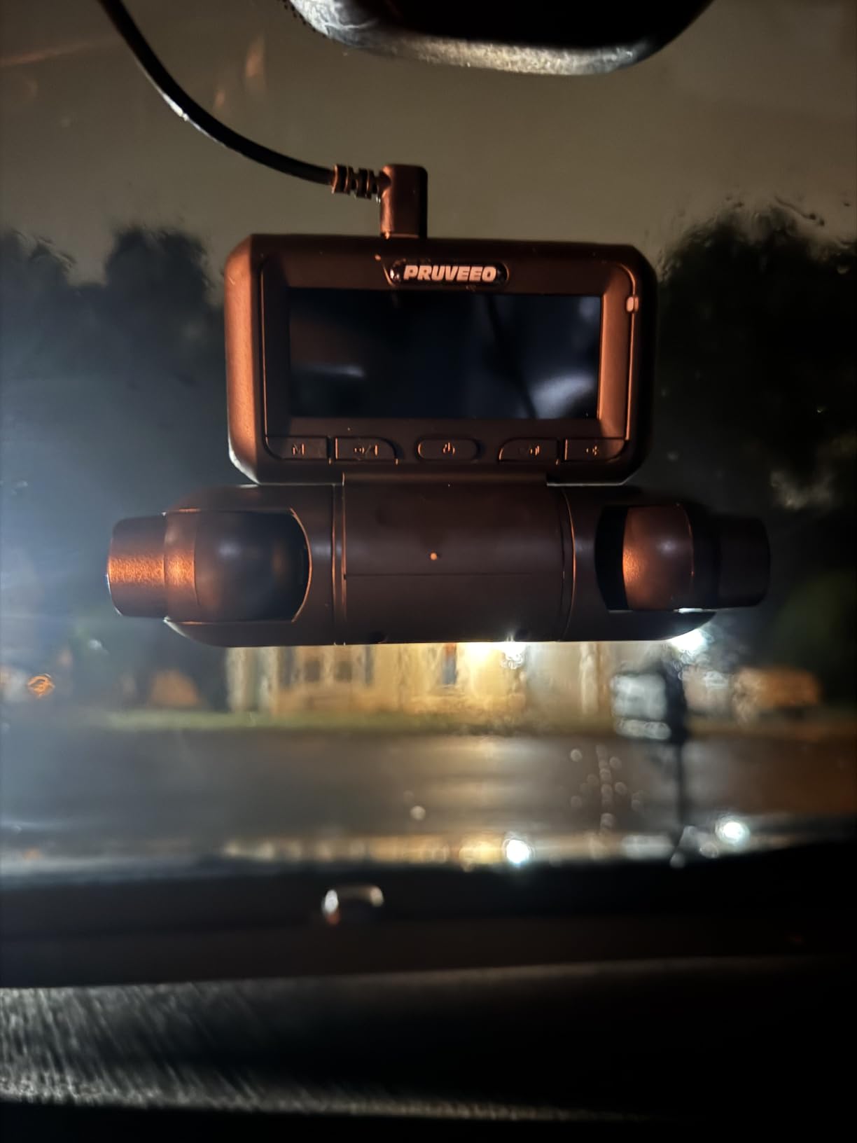 PRUVEEO 360° 4 Channel Dash Cam Front and Rear Inside Left Right, Dash Camera for Cars, Built-in GPS WiFi Night Vision, 24/7 Recording Parking Mode Monitor, 128G Card Included customer photo 1
