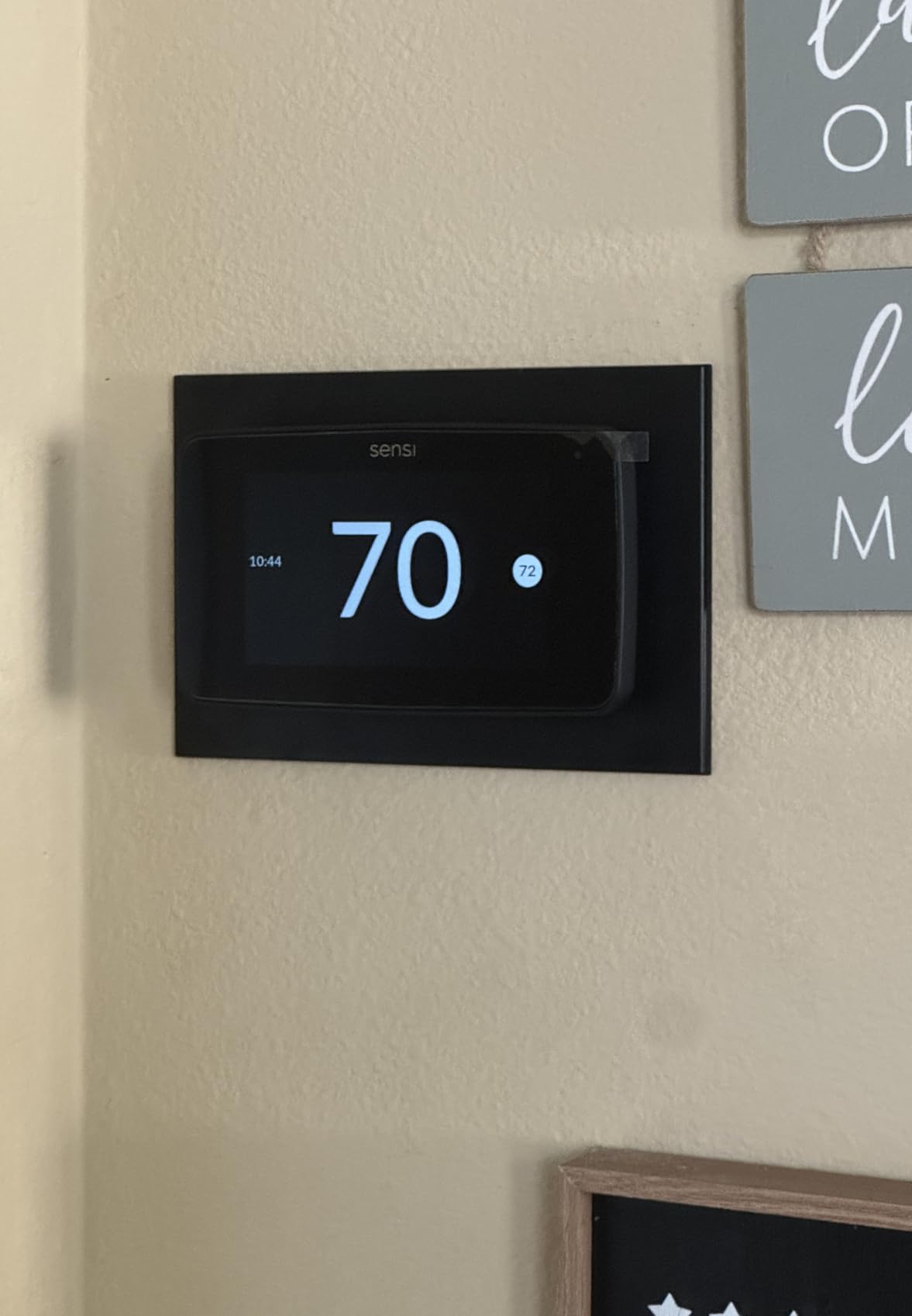Sensi Touch 2 Smart Thermostat Wi-Fi, Alexa, Energy Star Certified, ST76 customer photo 1