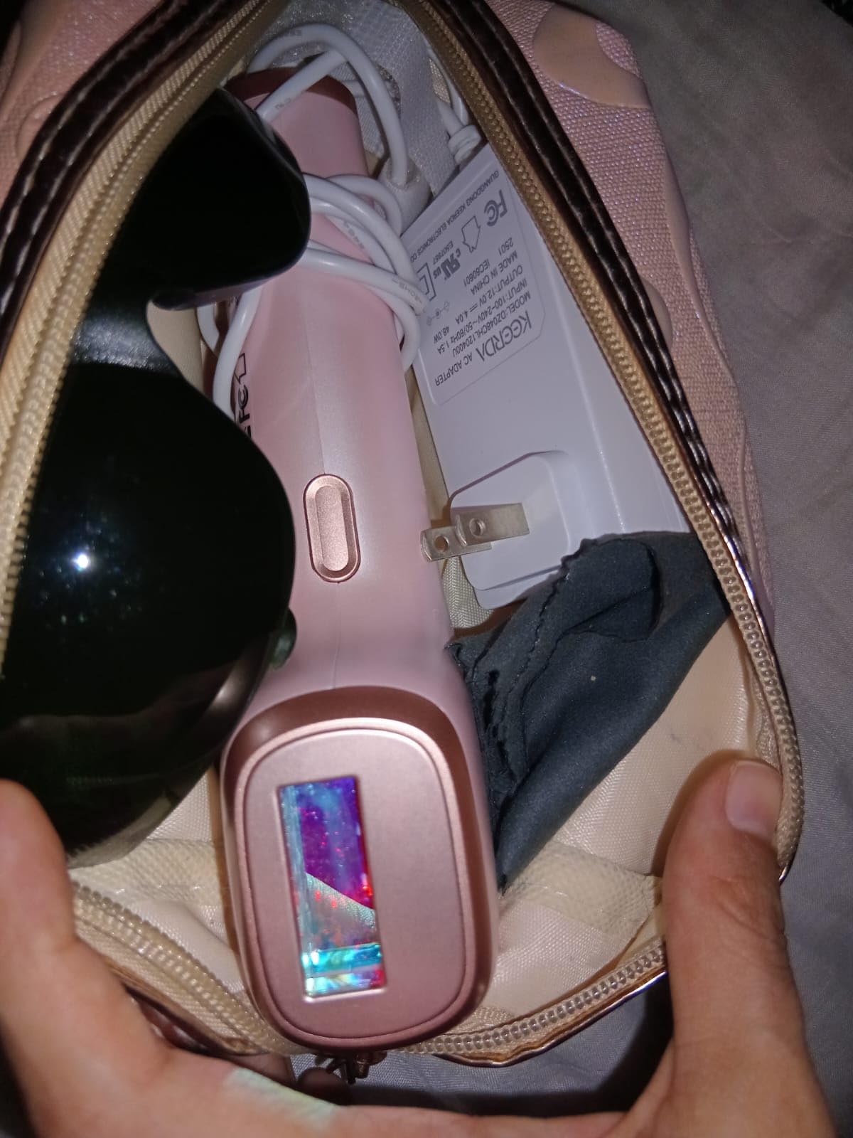 INNZA IPL Hair Removal with Ice Cooling Care Function for Women, Long-Lasting Results, 999,999 Flashes Painless Hair Removal, for Armpits Legs Arms Bikini Line, Corded, Pink customer photo 2