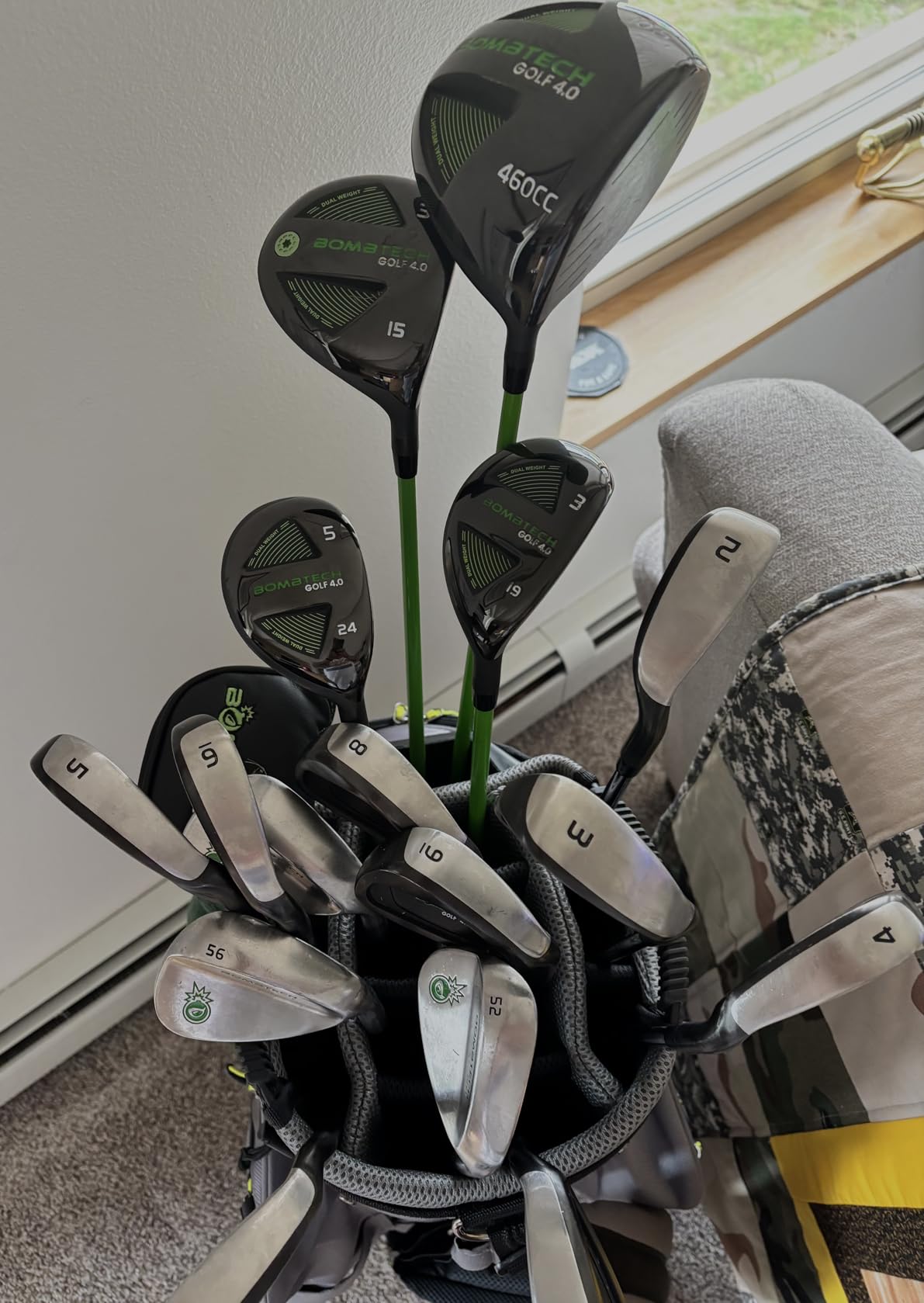 BombTech Golf 4.0 Right-Handed Iron Set, Includes 4, 5, 6, 7, 8, 9 & PW | Game improvement golf iron set delivering easy launch, consistent ball flight, added forgiveness and distance for golfers customer photo 2