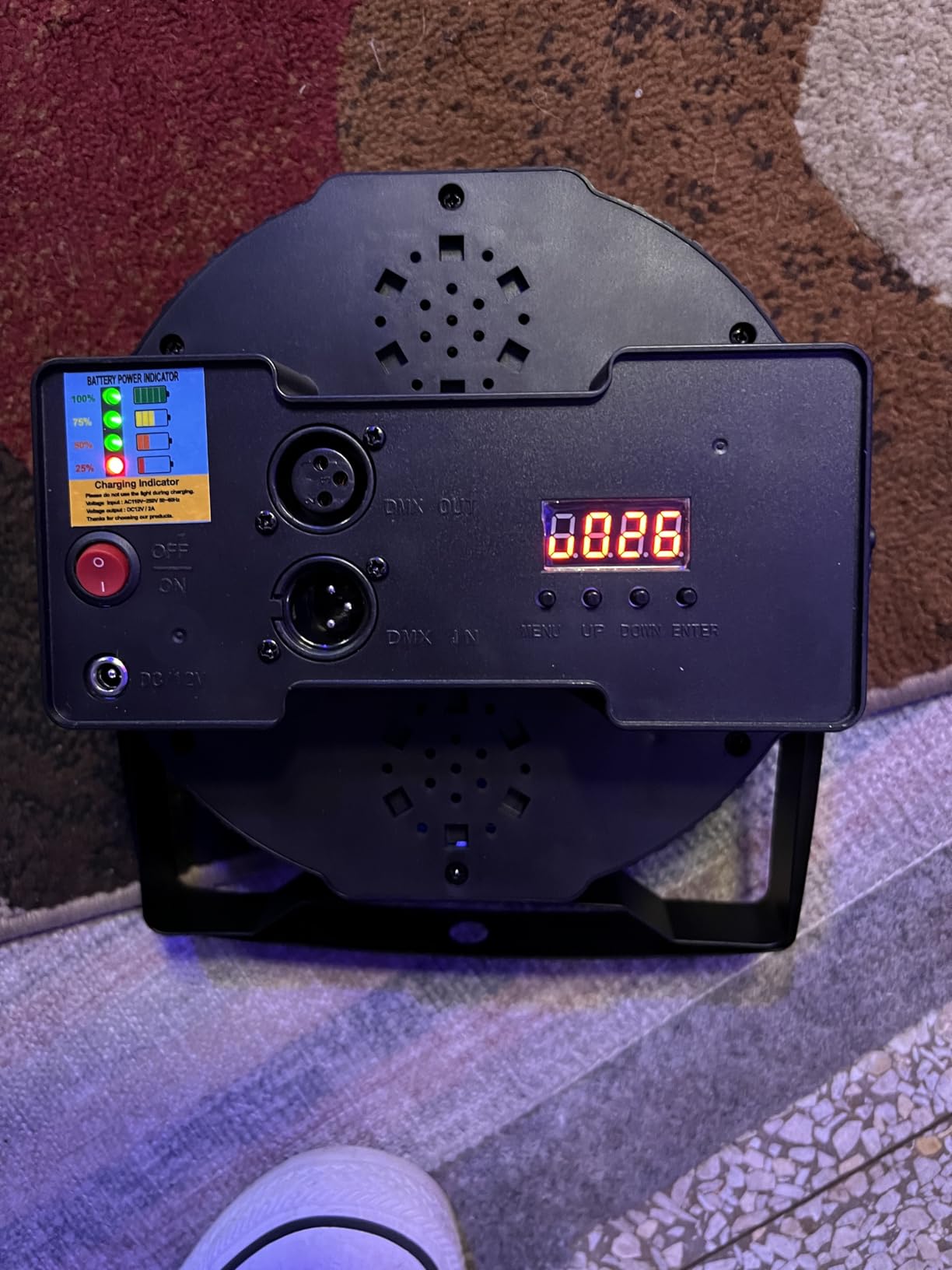 Rechargeable Par Lights, RGBW LED Uplights Battery Powered Stage Light, HOLDLAMP Par Can DJ Lights Sound Activated with Remote & DMX Control for Festival Party Event Wedding Bar customer photo 2