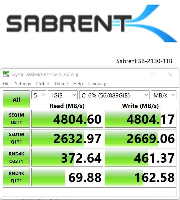 Rocket 2230 1TB NVMe SSD - PCIe Gen4 M.2 2230 Internal SSD for Steam Deck, Surface Pro, ROG Ally - Up to 5000 MB/s Gen4 x4 Speed, DRAM-Less HMB Design [SB-2130-1TB] customer photo 2