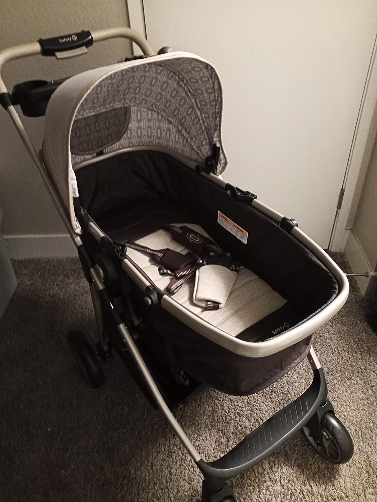 Safety 1st Deluxe Grow and Go Travel System Stroller and Car Seat Combo, 8-in-1 Travel System, Weight Capacity 4-30 lbs, Dunes Edge customer photo 1