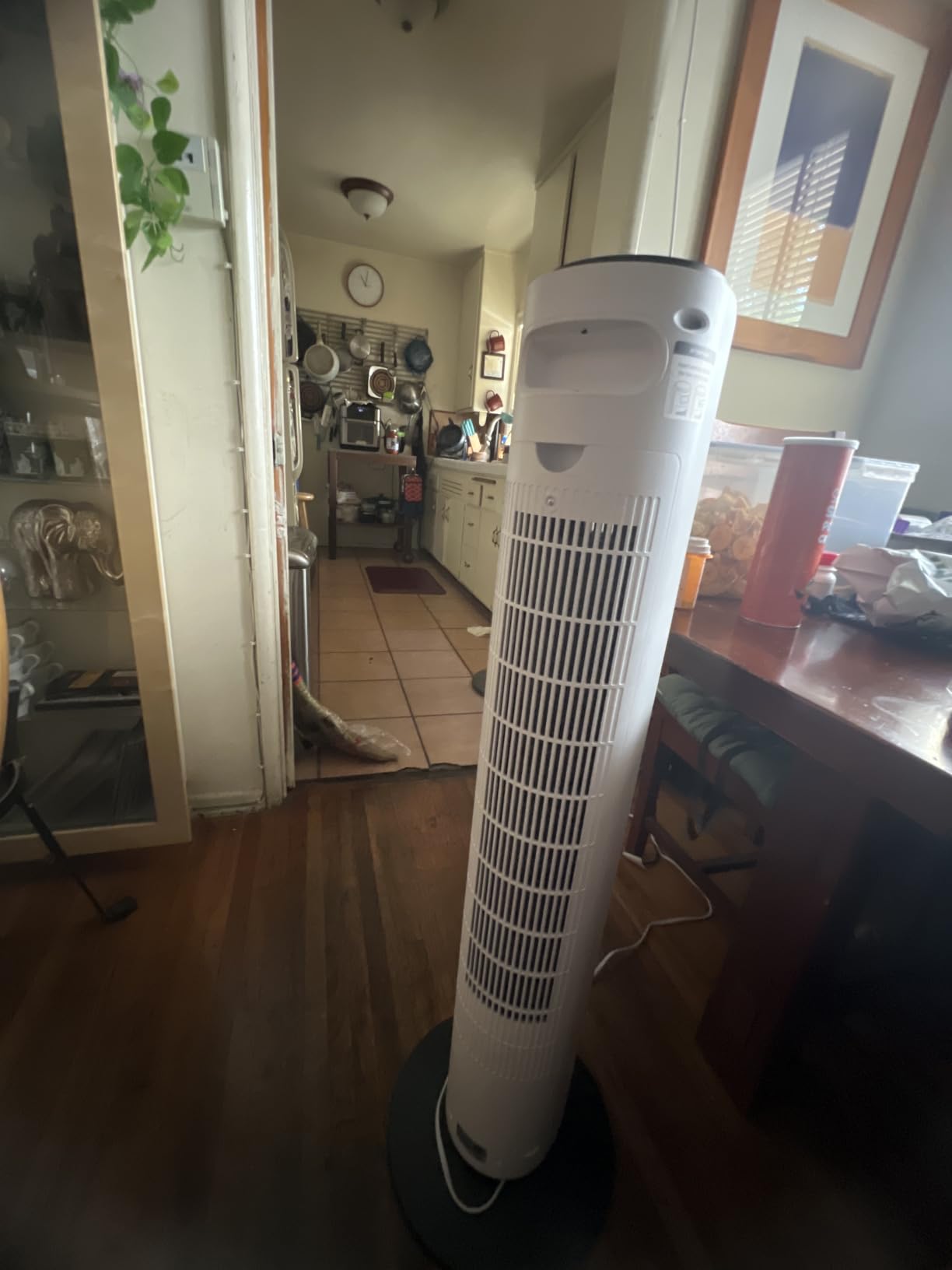 LEVOIT Tower Fan for Bedroom, 90° Oscillating Standing Fan with 28dB Quiet for Sleep, 28ft/s Velocity, 12H Timer, 5 Speeds 4 Modes, Remoter, Bladeless Room Fan for Home, Office, Indoor, 36 inch, White customer photo 2