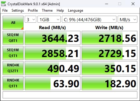 T-Force G50 1TB SLC Caching 3D TLC NAND NVMe InnoGrit PCIe Gen4x4 M.2 2280 Gaming SSD with Ultra-Thin Graphene Heat Spreader Works with PS5 Read/Write 5000/4800 MB/s TM8FFE001T0C129 customer photo 1