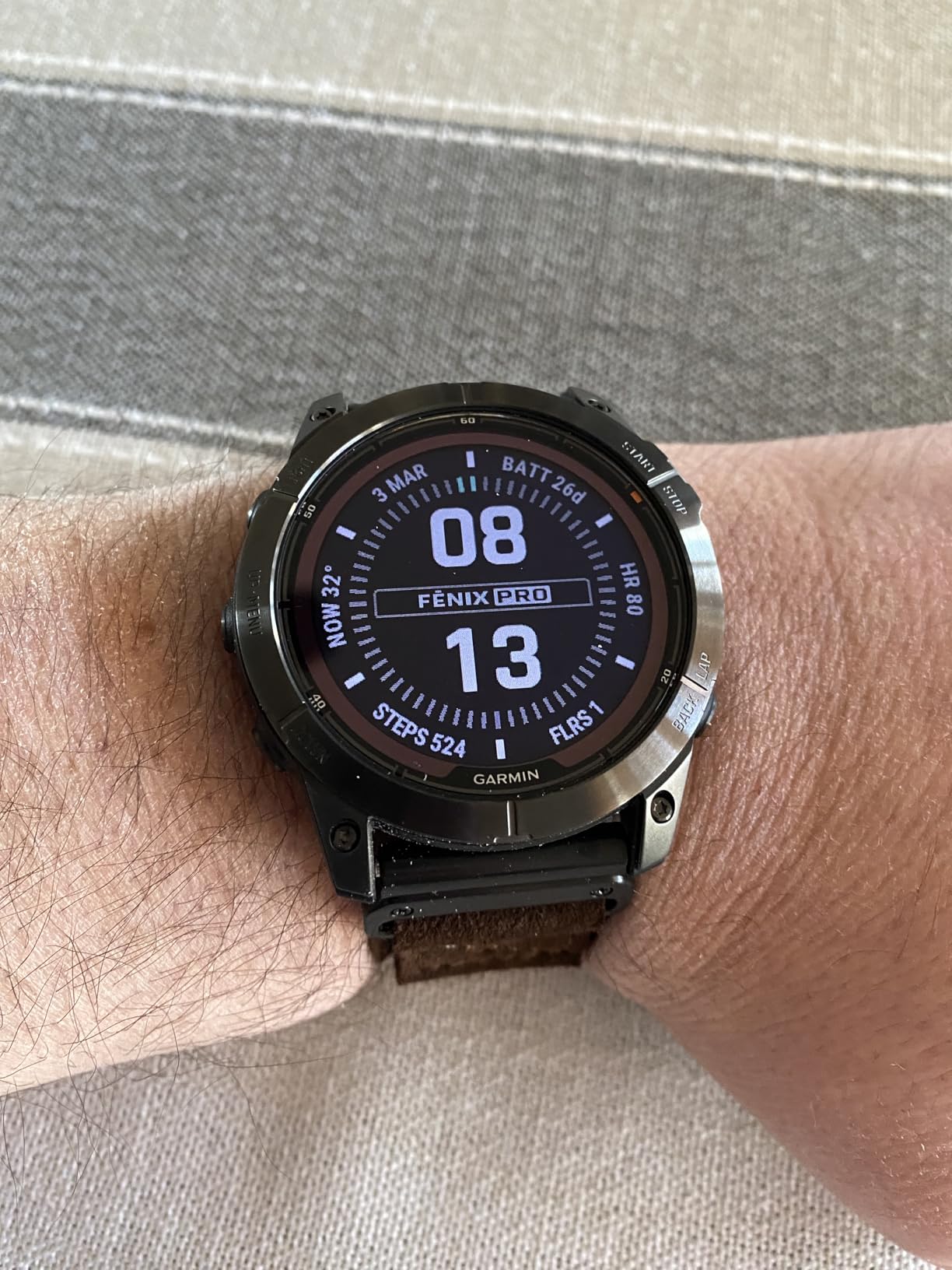 Garmin fenix 7X Pro Solar, Multisport GPS Smartwatch, Built-in Flashlight, Solar Charging Capability, Black customer photo 2
