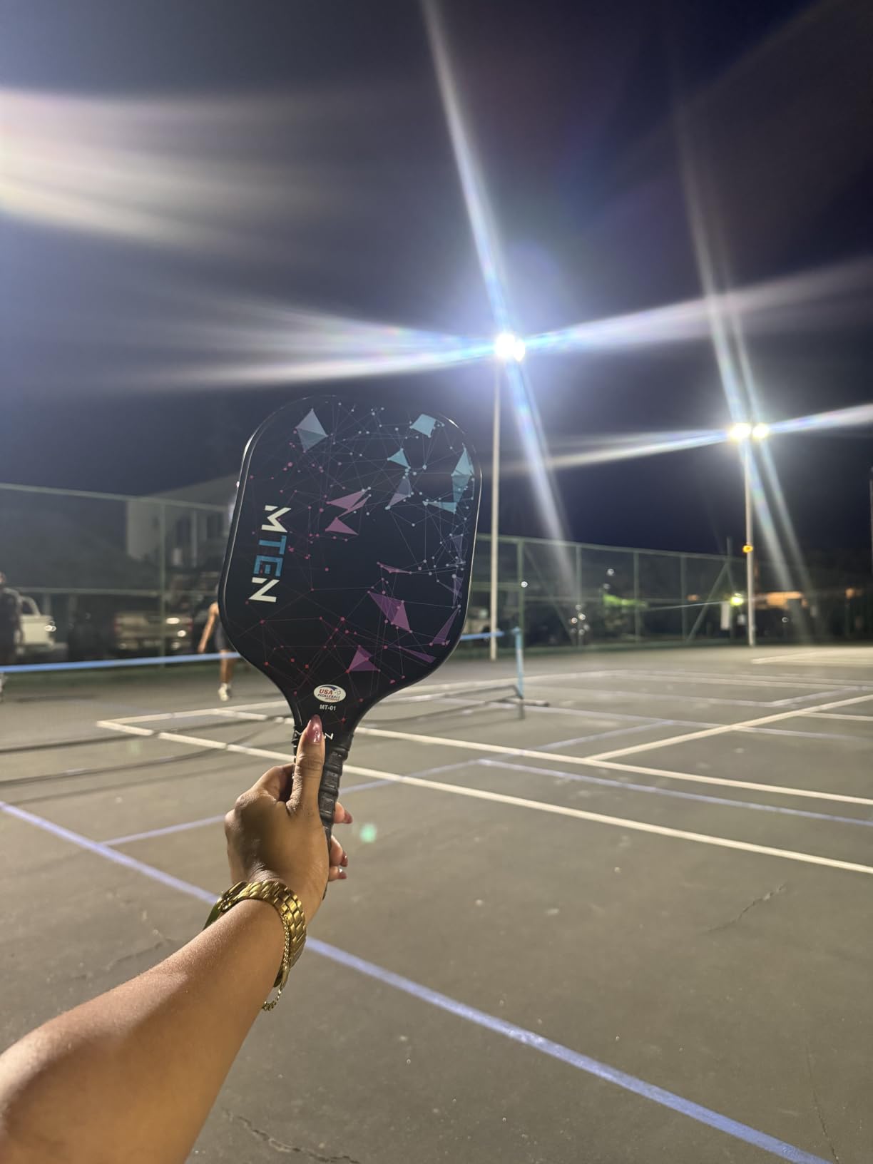 Pickleball Paddles Set of 2 or Single Paddle - USAPA Approved Fiberglass Surface Pickleball Rackets Set for Men & Women customer photo 1