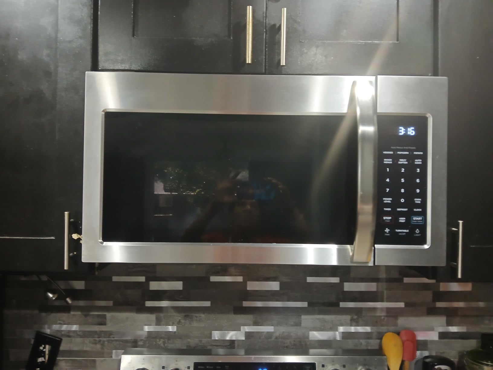 Midea Over the Range Microwave Oven, 1.7 Cu.Ft, 1000W, Stainless Steel | Smart Touch Panel, 18 Auto Cook Menus, 300 CFM Ventilation, 10 Power Levels customer photo 1