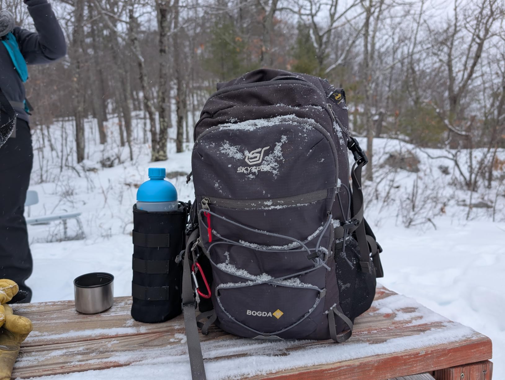 SKYSPER Hiking Backpack for Men Women, 35L Lightweight Travel Daypack, Outdoor Camping Back Pack with Multiple Compartments, Durable for Weekend Getaway customer photo 1