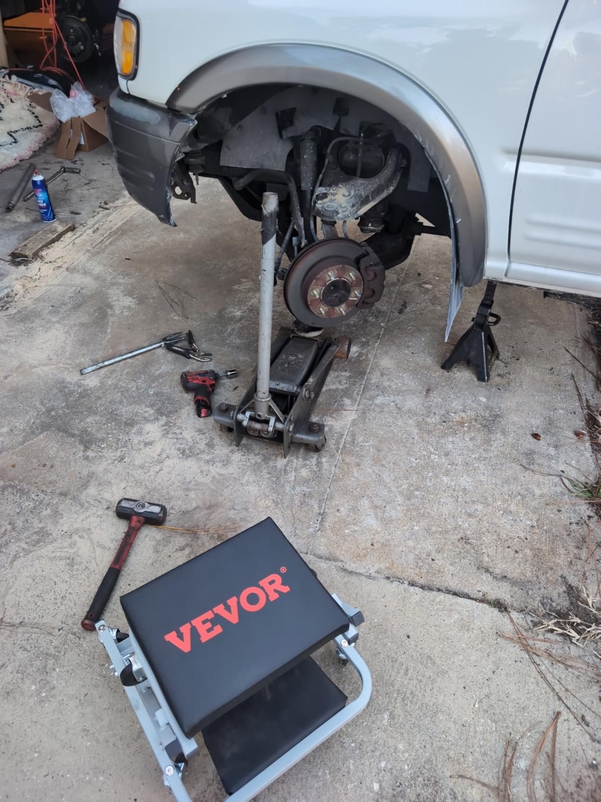 VEVOR Mechanic Creeper, Garage Gift, 36