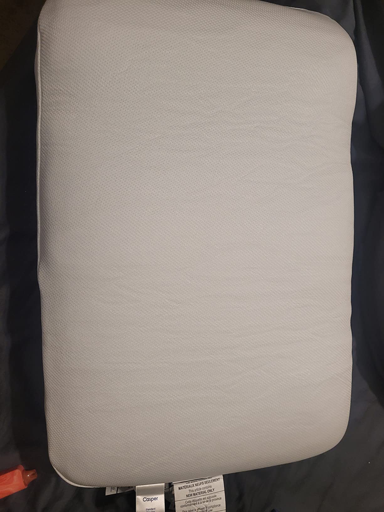 Casper Sleep Essential Cooling Foam Pillow - King Bed Pillow | Firm Memory Foam with Cooling Cover, Supports Side Sleepers, Breathable & Pressure-Relieving customer photo 2