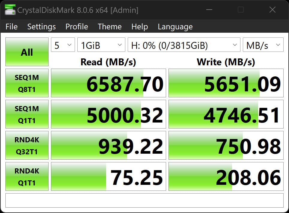 TEAMGROUP MP44 8TB SLC Cache Gen 4x4 M.2 2280 PCIe 4.0 SSD with NVMe for Laptop & Desktop & NUC & NAS, Read/Write Speed Up to 7000 / 6000MB/s (TM8FPW008T0C101) customer photo 1