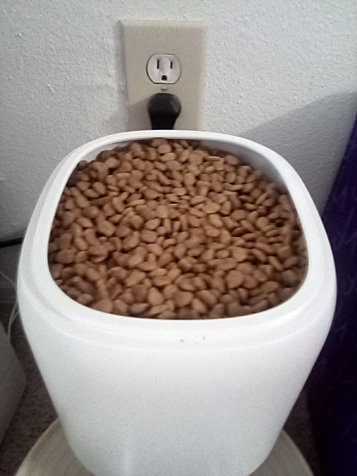 Automatic Cat Feeder, 4L Cat Food Dispenser with Anti-Jam Design, Over 180-day Battery Life, 1-6 Meals Per Day with Stainless Steel Cat Bowl, Keep Dry Food Fresh, Timed Pet Feeder Also for Small Dog customer photo 2