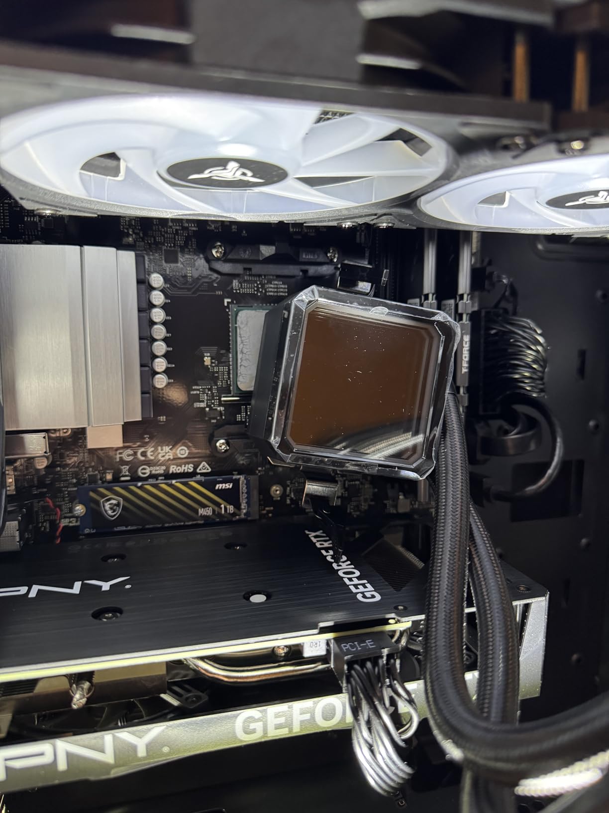 Skytech Gaming Shadow Gaming PC Desktop - AMD Ryzen 7 5700X 3.4 GHz, NVIDIA RTX 4060, 1TB NVME SSD, 16GB DDR4 RAM 3200, 600W Gold PSU, 11AC Wi-Fi, Windows 11 Home 64-bit, Black customer photo 2