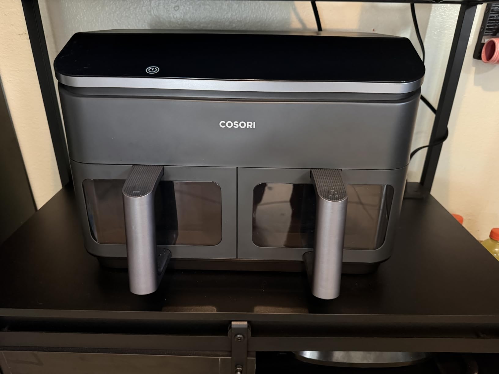 Cosori Dual Air Fryer, 9QT, 10-in-1, Sync Cook & Finish, Max 450°F | Dual 4.5QT Baskets, Independent Cooking, Touch Control, 95°-450°F, 85% less oil, 130+ Nutritional Recipes, Dishwasher-Safe customer photo 1