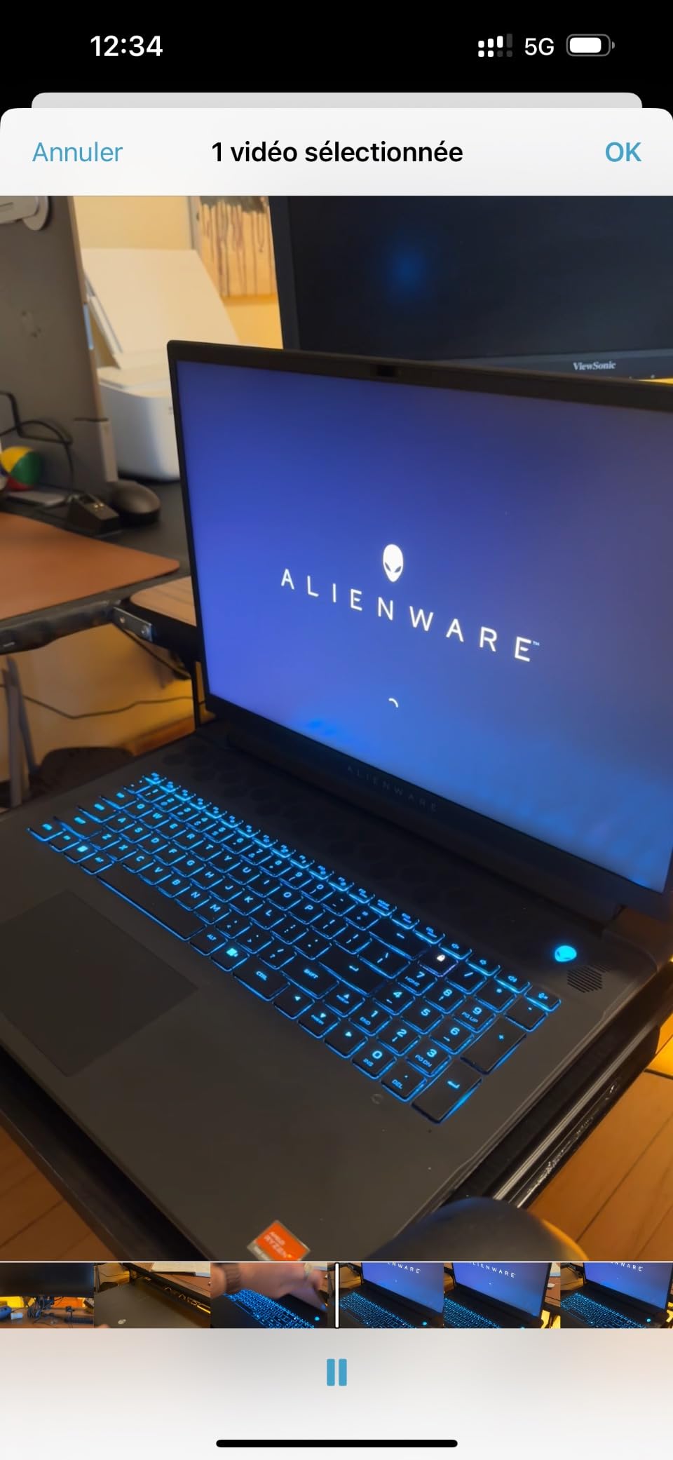 Alienware m18 AMD Gaming Laptop - 18-inch FHD+ (1920 x 1200) 480Hz 3ms Display, AMD Ryzen 9-7845HX, 32GB DDR5 RAM, 1TB SSD, NVIDIA GeForce RTX 4080 GDDR6, 1-Year Premium Support - Dark Metallic Moon customer photo 1