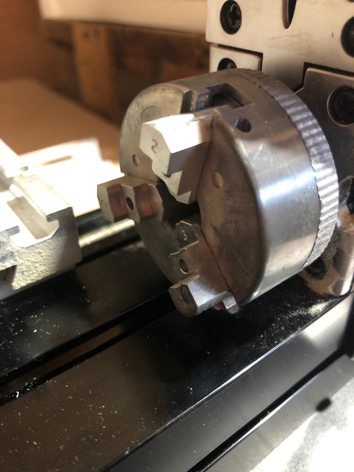 All-Metal Mini Lathe Machine, 20,000RPM 36W with 0.02mm Molded Scale - Small 310mm Desktop for Wood & Soft Metals (Copper, Aluminum) in DIY, Model Making, Crafts & Education customer photo 1