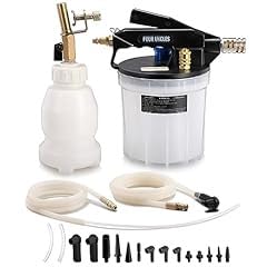 2L Vacuum Brake Bleeder Pump Kit with 16 PCS Adapter | Pneumatic Brake Fluid Extractor with 2 Silicon Bleed Hoses & 1L Refilling Bottle, One-Person Brake System Bleeding Tool customer photo 1