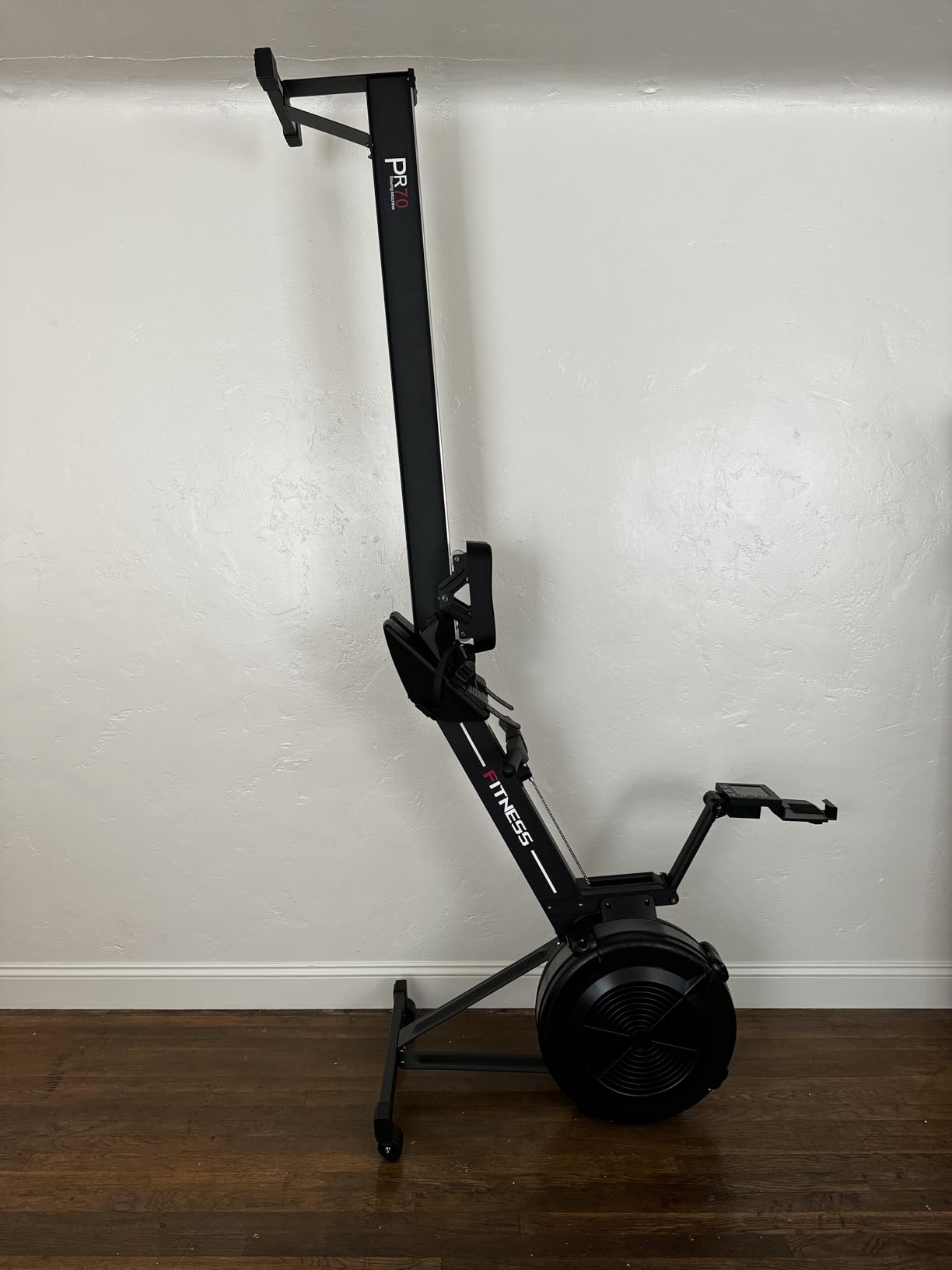 PASYOU Air Rowing Machine for Home, 10-Level Resistance 350lb Load Rower Machine, Foldable Row Machines Commercial with 47in Rail and Bluetooth Backlit Monitor, Adjustable Tablet Holder PR70 customer photo 2